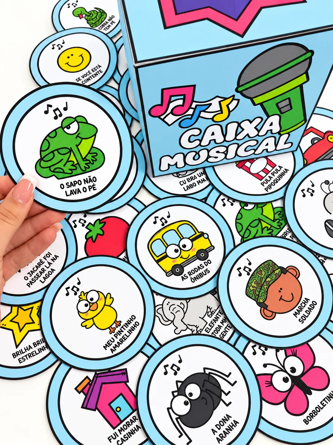 Imagem da galeria 2 de Caixa Musical Infantil para Cantigas e Músicas