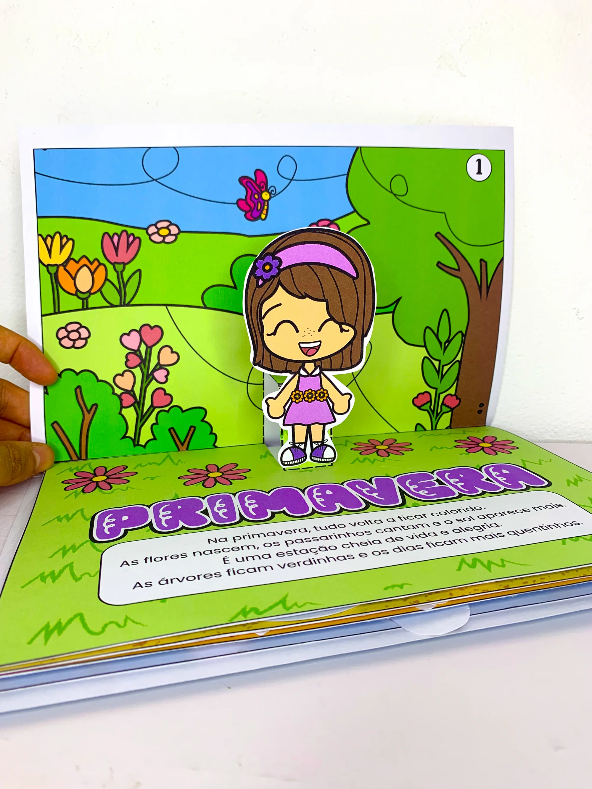 Imagem da galeria 1 de Livro 3D As Quatro Estações – Atividade para Educação Infantil