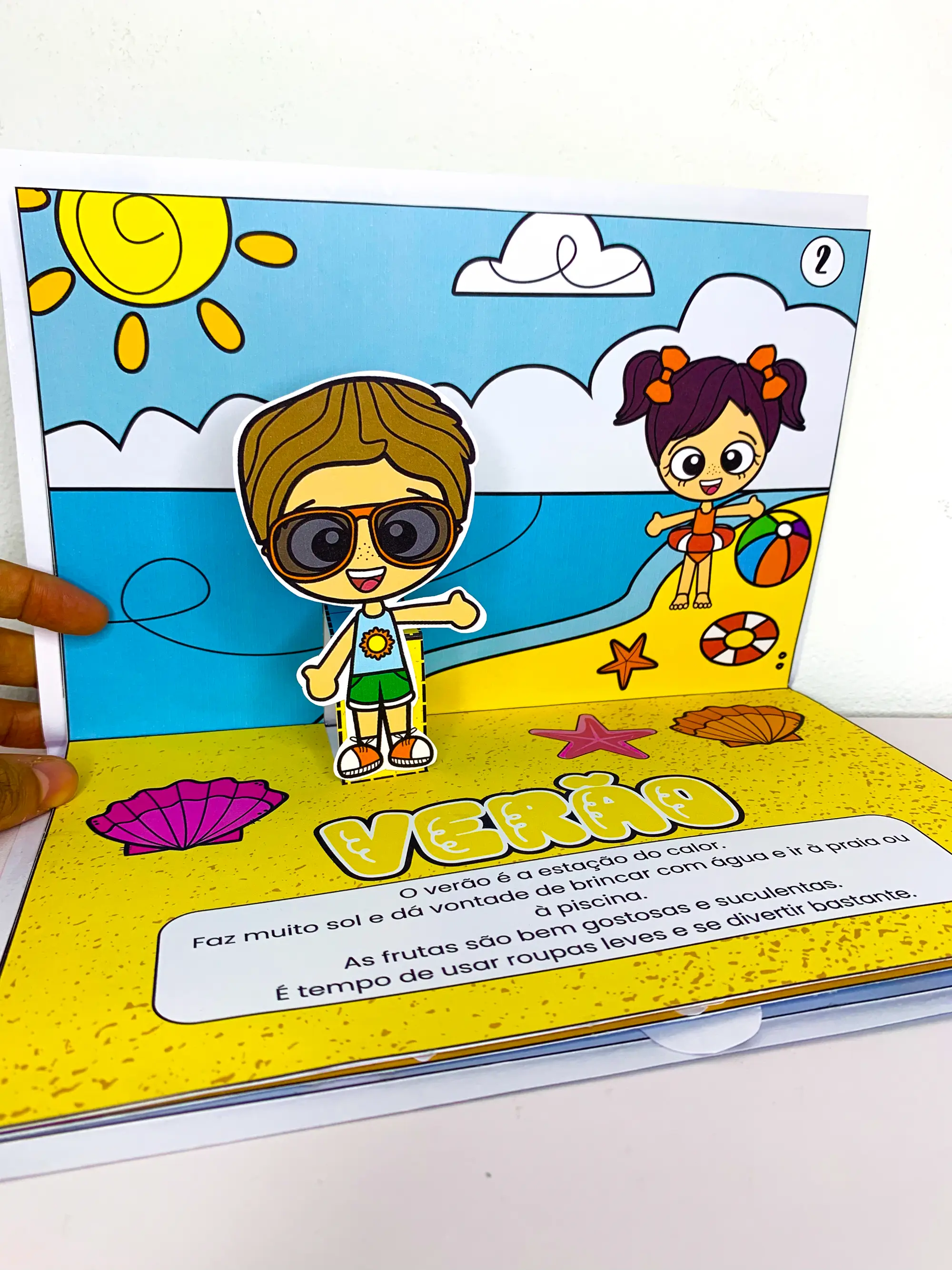 Imagem da galeria 3 de Livro 3D As Quatro Estações – Atividade para Educação Infantil