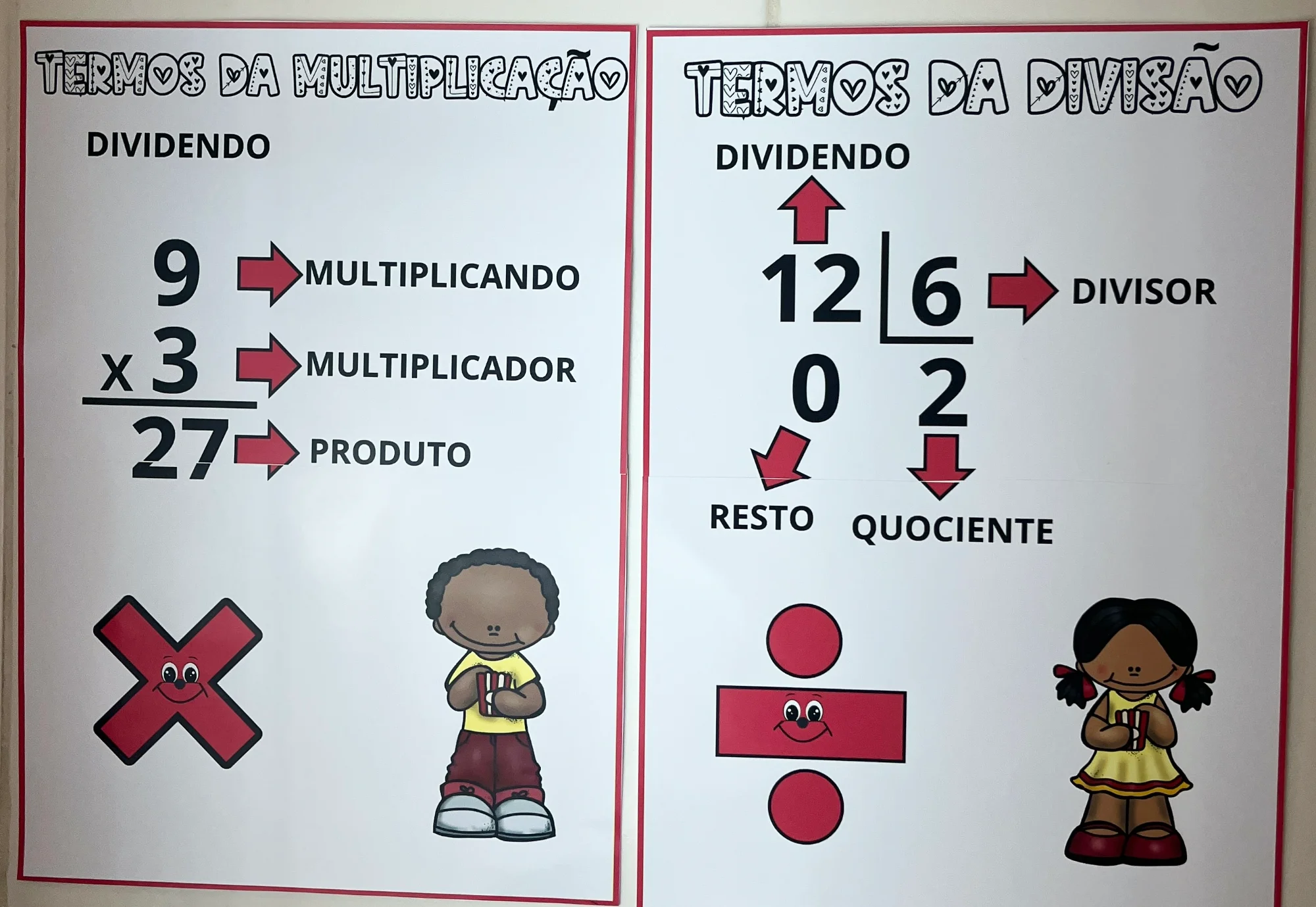 Imagem da galeria 3 de Painéis Educativos – Multiplicação e Divisão