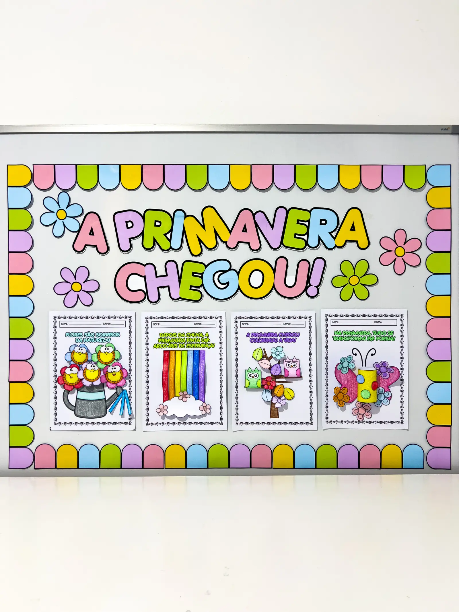Capa de Atividades de Primavera – Material Pedagógico