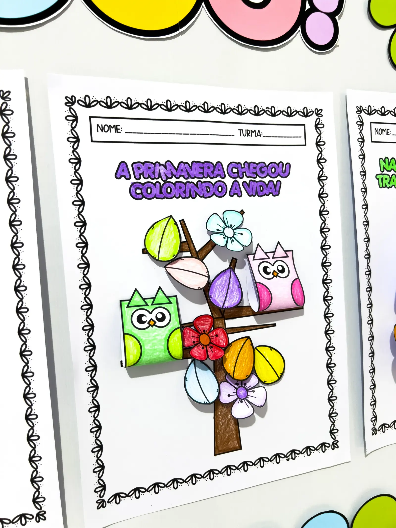 Imagem da galeria 3 de Atividades de Primavera – Material Pedagógico