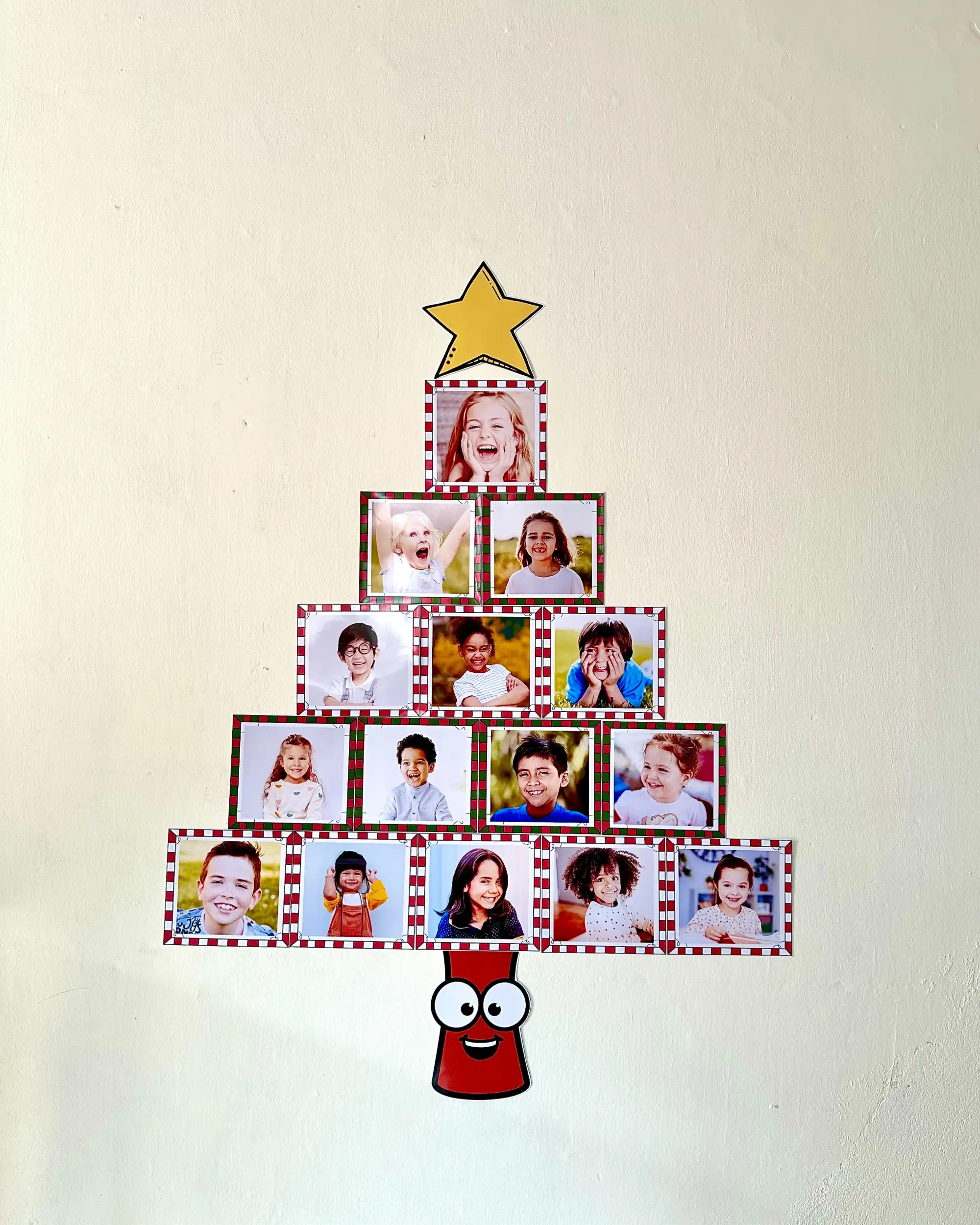 Capa de Mural Árvore de Natal para Imprimir – Decoração Escolar Colaborativa