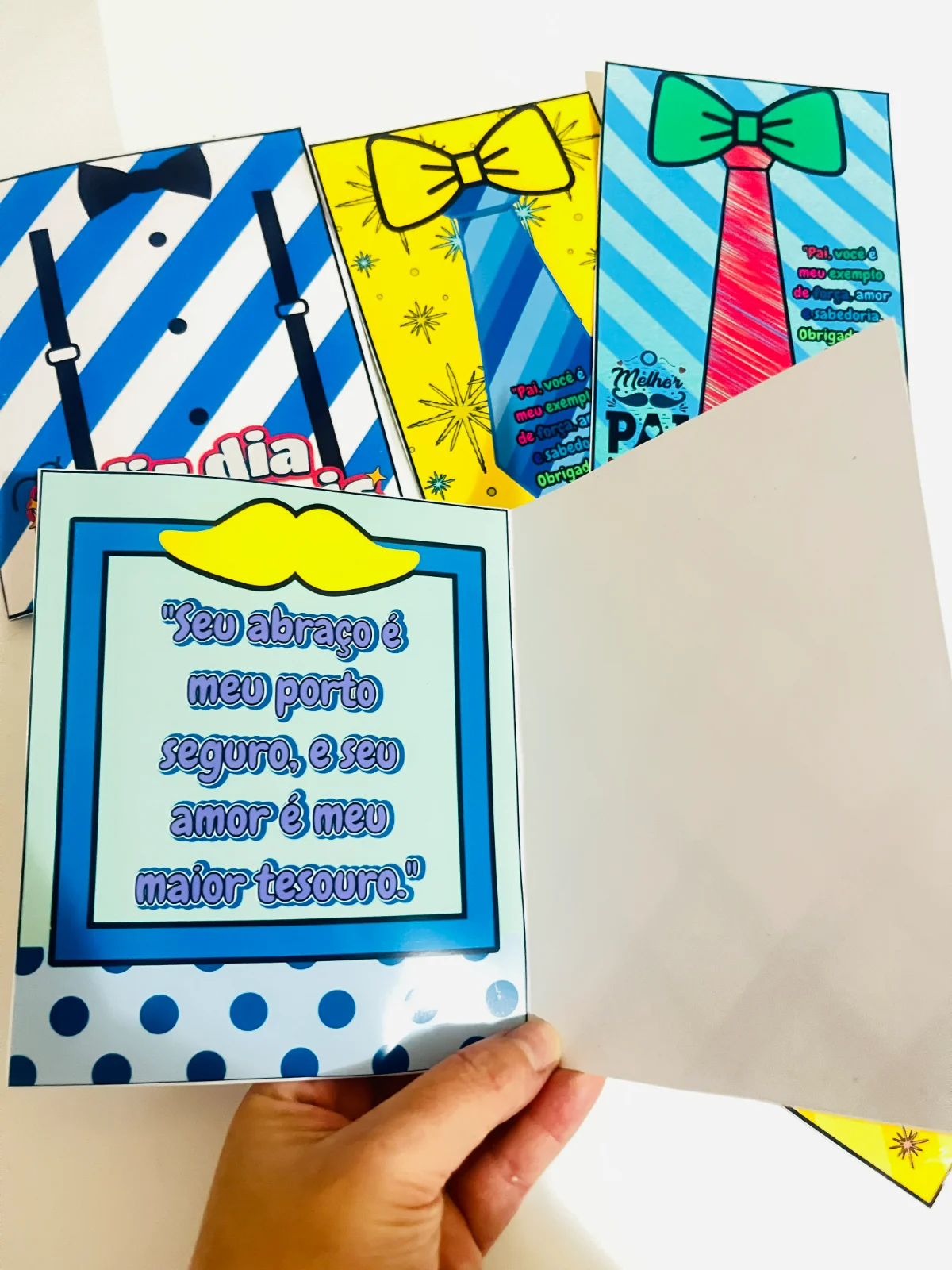 Imagem da galeria 3 de Cartõezinhos de Dia dos Pais Prontos para imprimir