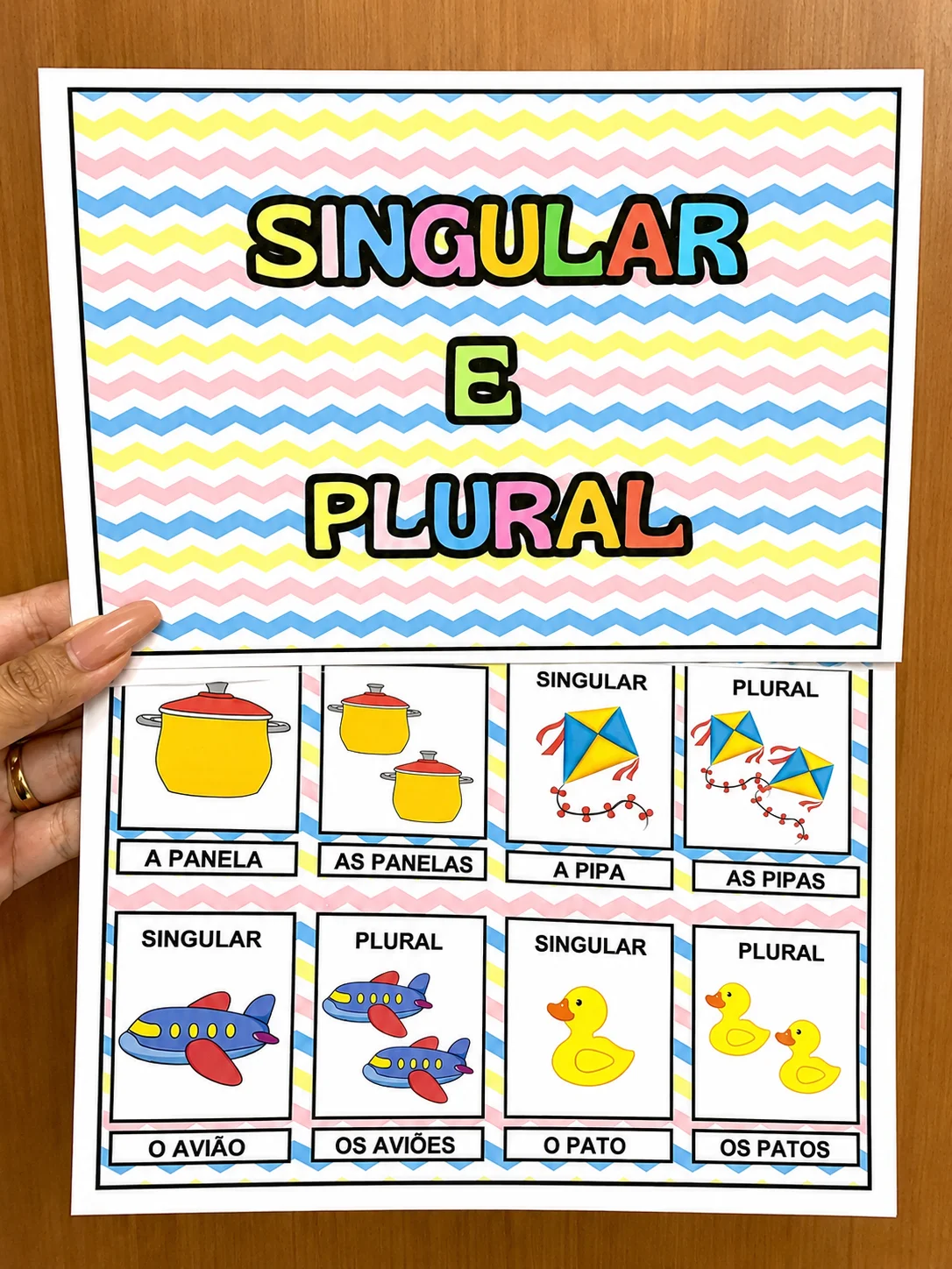 Capa de Singular e Plural – Atividades para Imprimir