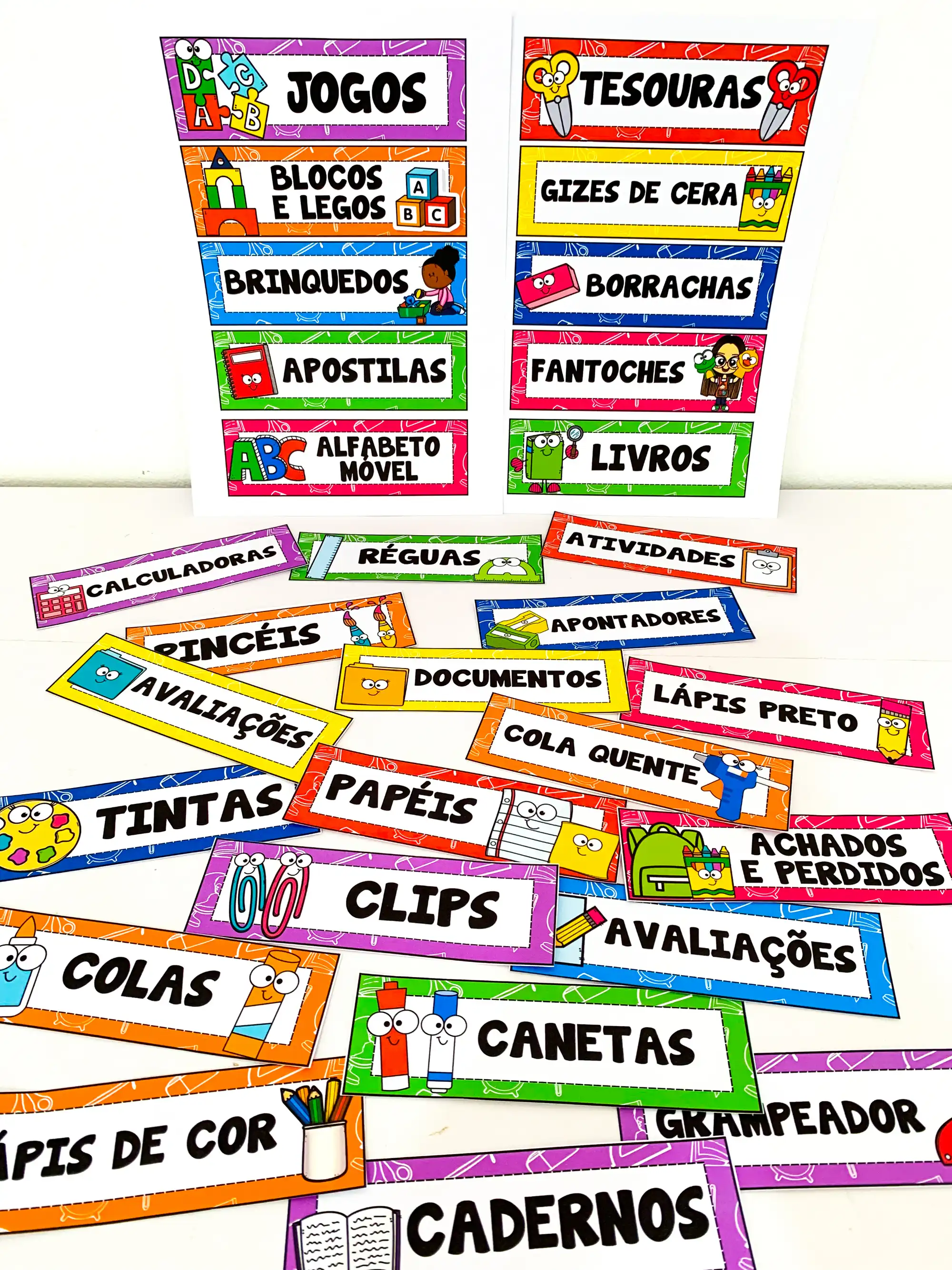 Imagem da galeria 1 de Etiquetas Pedagógicas Organizadoras