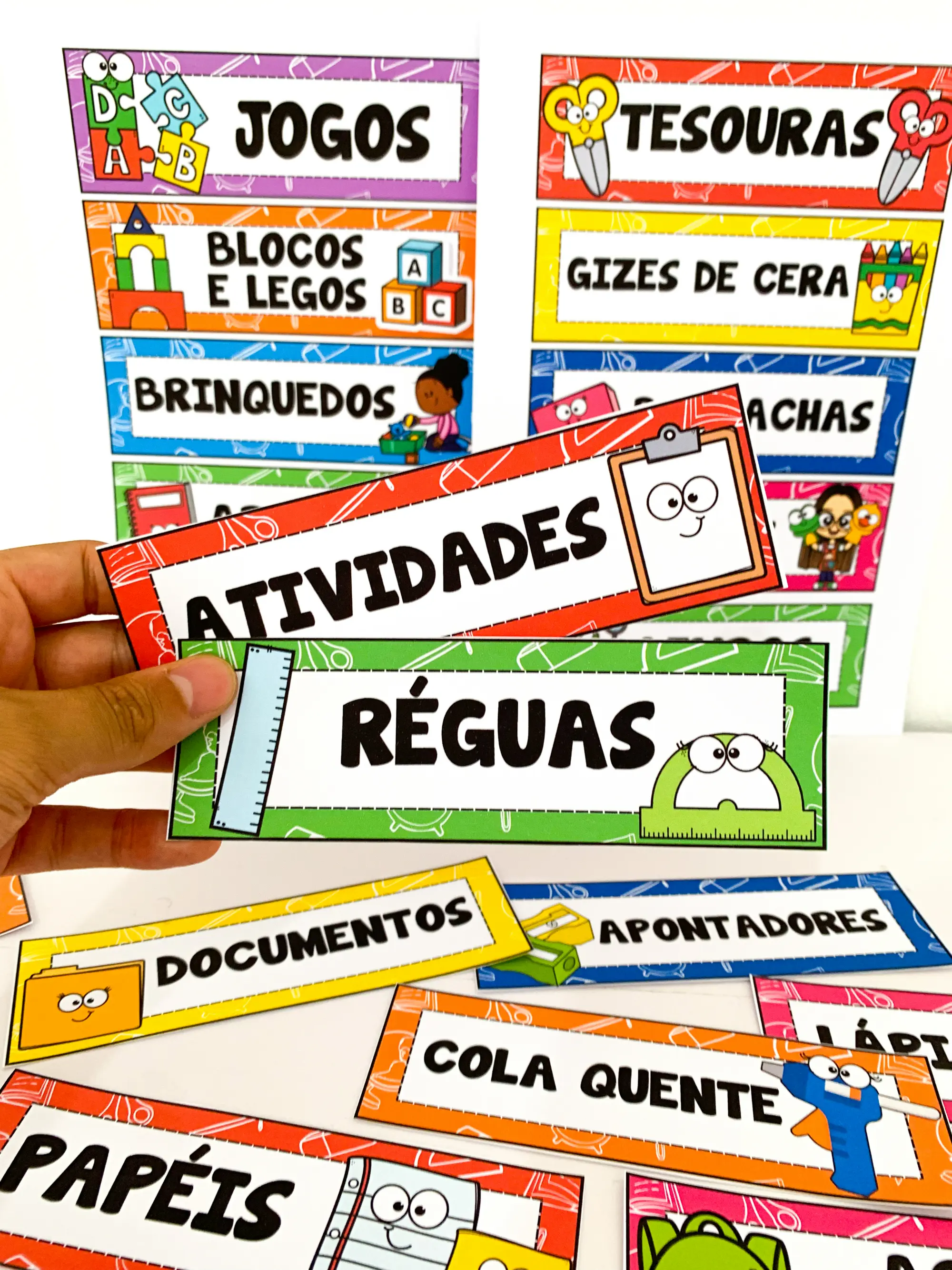 Imagem da galeria 2 de Etiquetas Pedagógicas Organizadoras