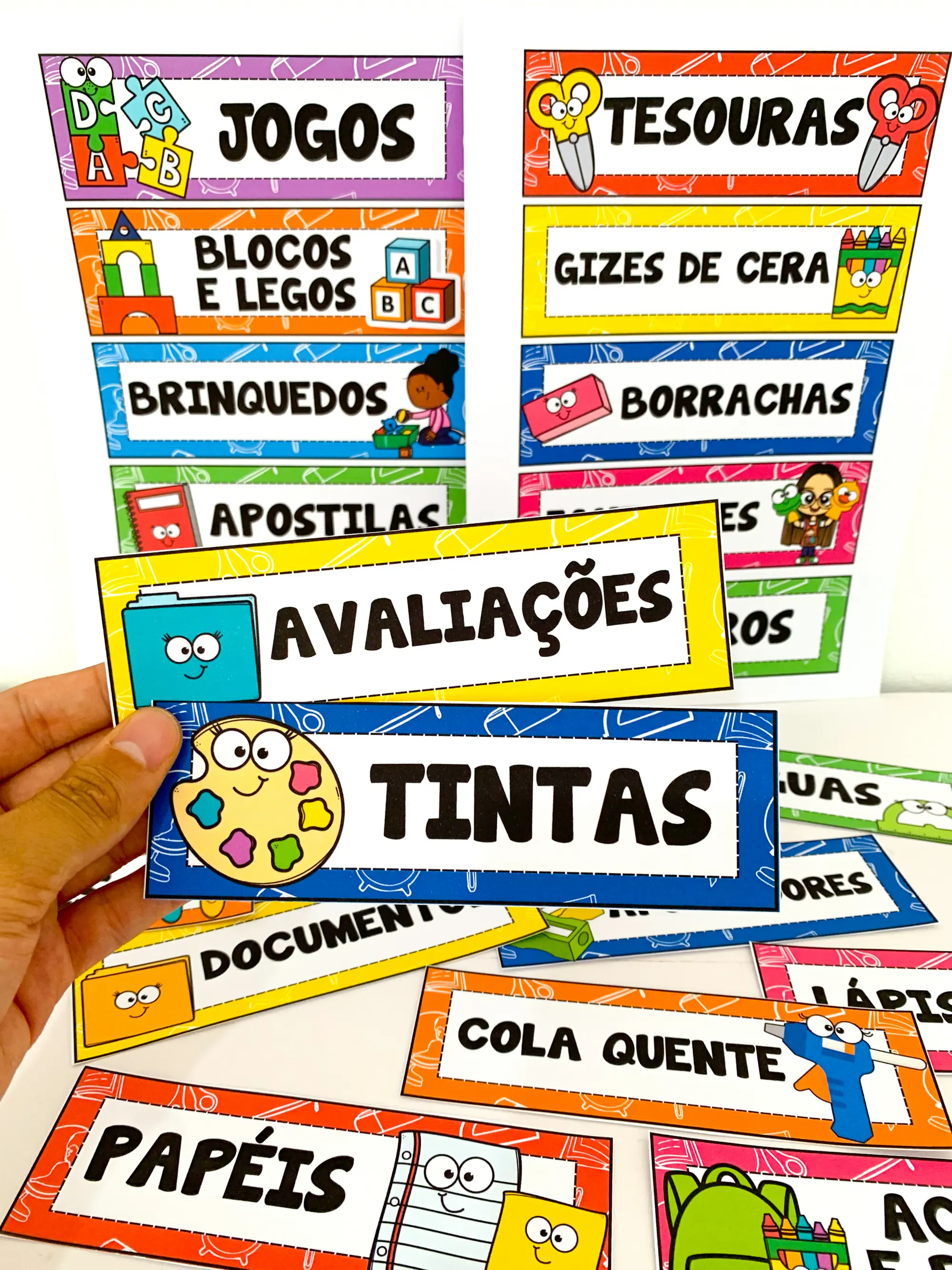 Imagem da galeria 3 de Etiquetas Pedagógicas Organizadoras
