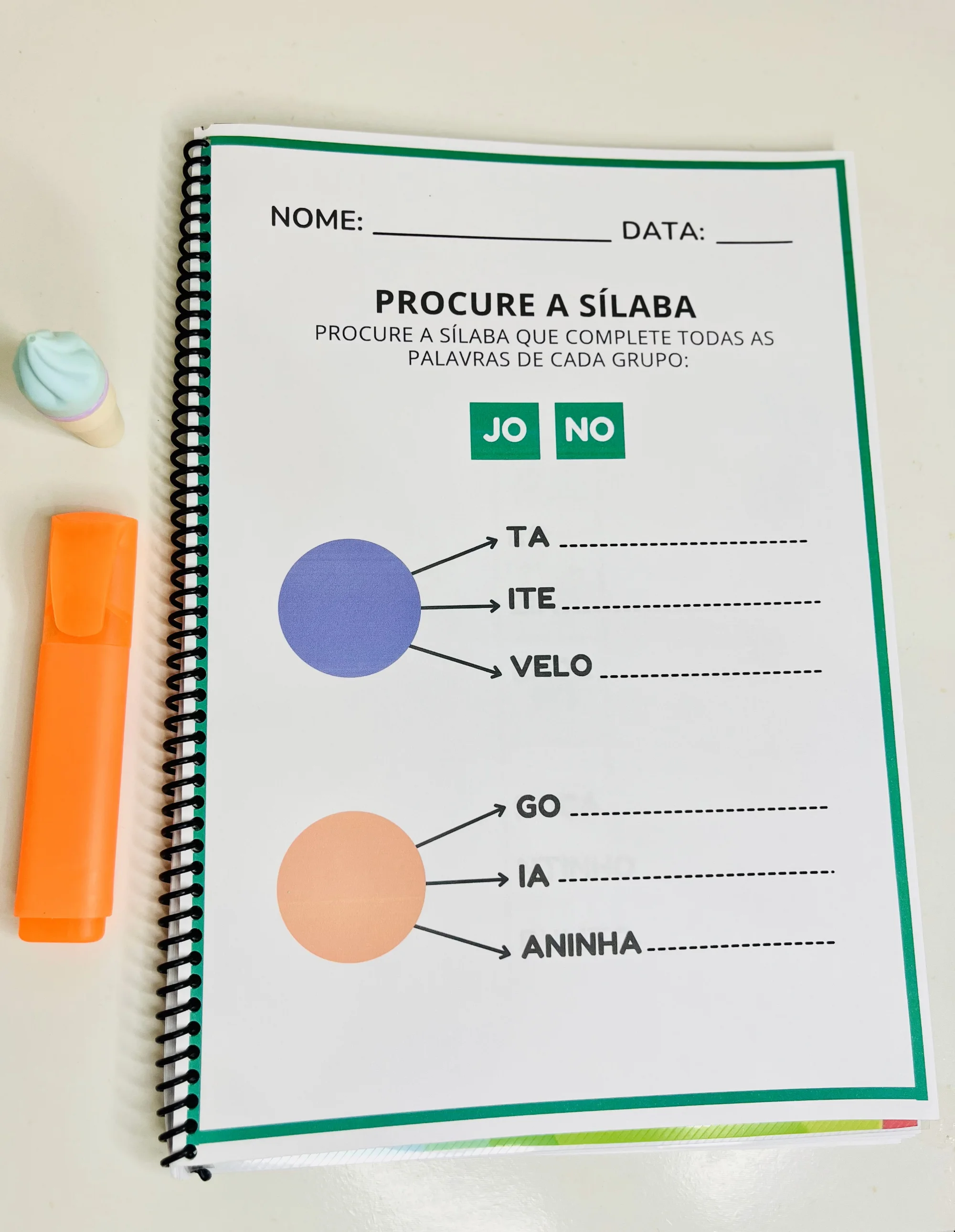 Imagem da galeria 3 de Apostila Sílabas Simples – Material Pedagógico