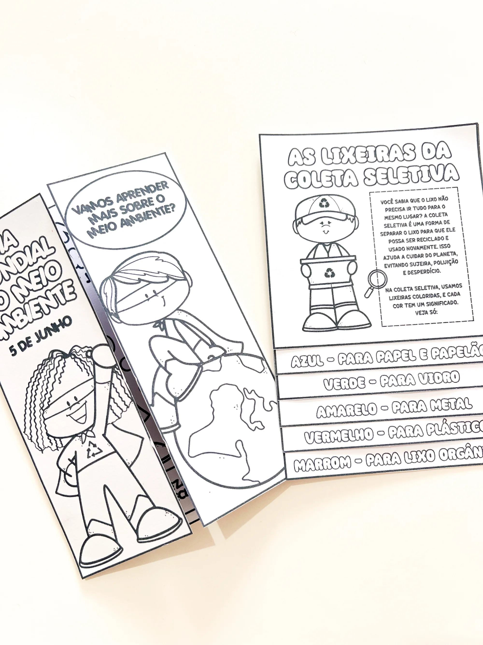 Imagem da galeria 1 de Lapbook do Dia do Meio Ambiente para Imprimir e Colorir