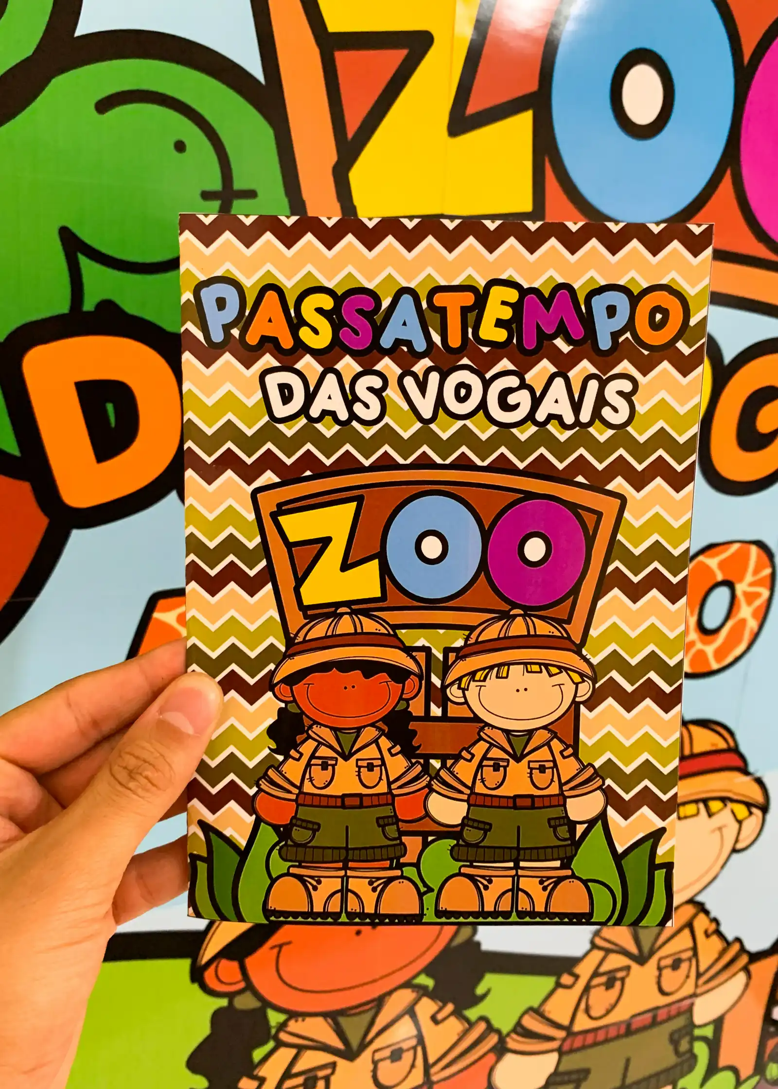 Imagem da galeria 1 de Kit Zoo das Vogais – PDF para Imprimir | Educação Infantil