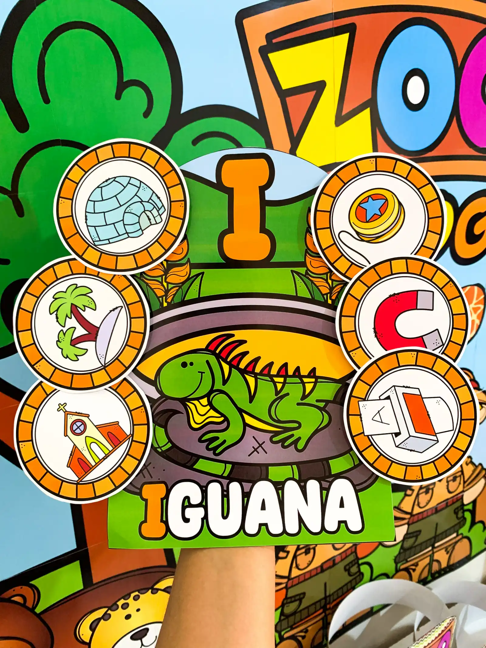 Imagem da galeria 3 de Kit Zoo das Vogais – PDF para Imprimir | Educação Infantil