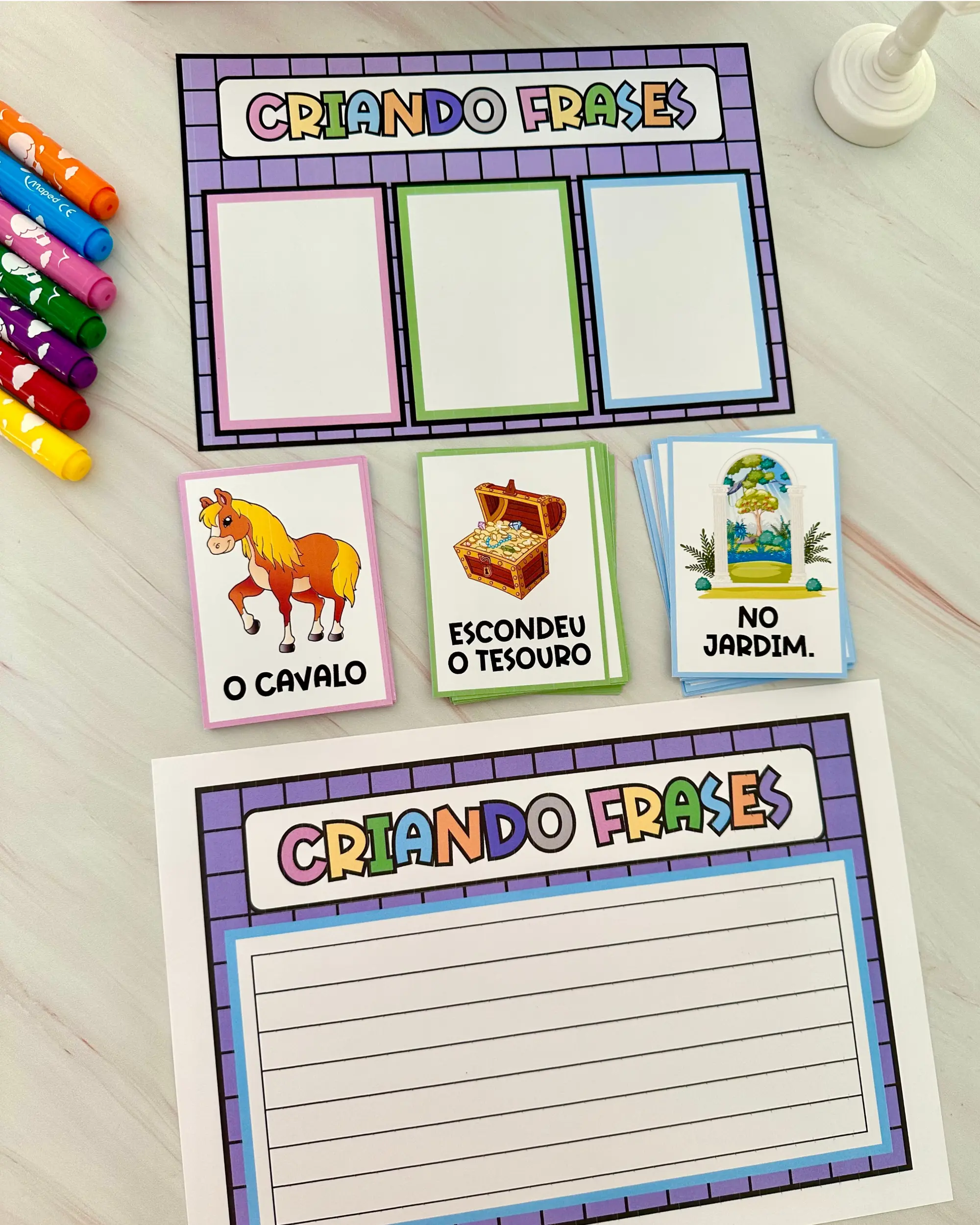 Imagem da galeria 2 de Criando Frases: Material de Atividades para Educação Infantil e