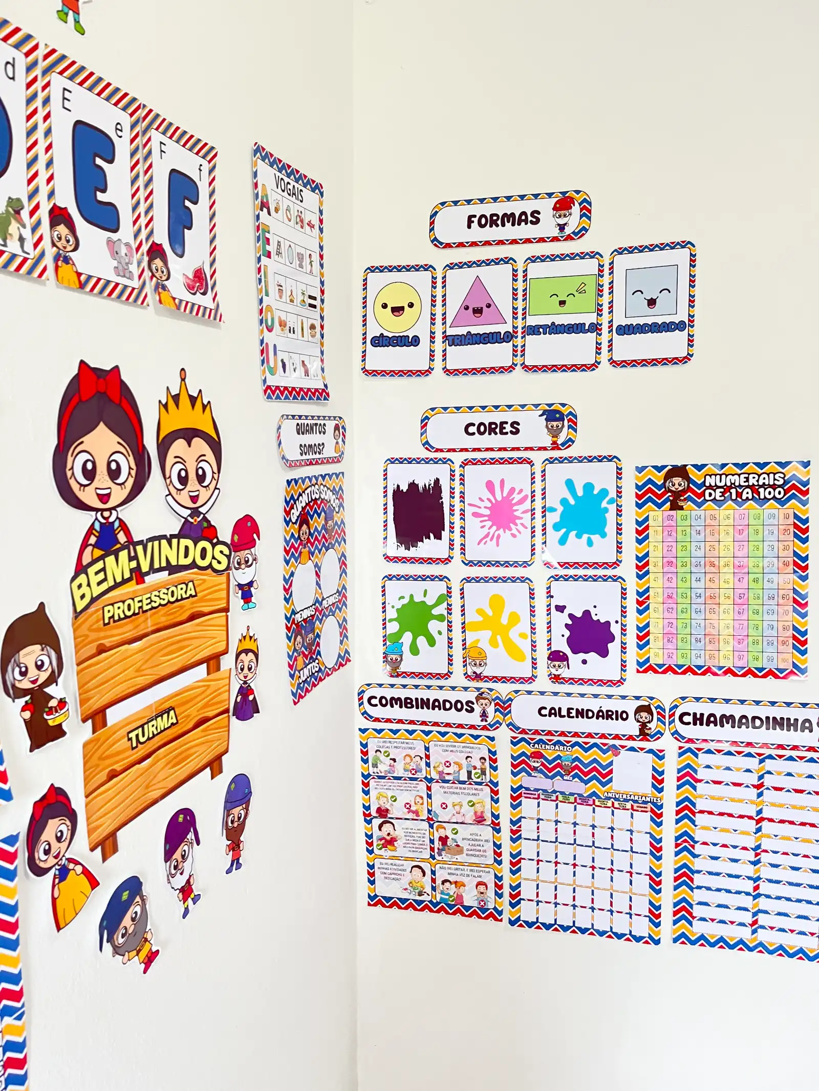 Imagem da galeria 1 de Kit sala – branca de neve – Material Pedagógico