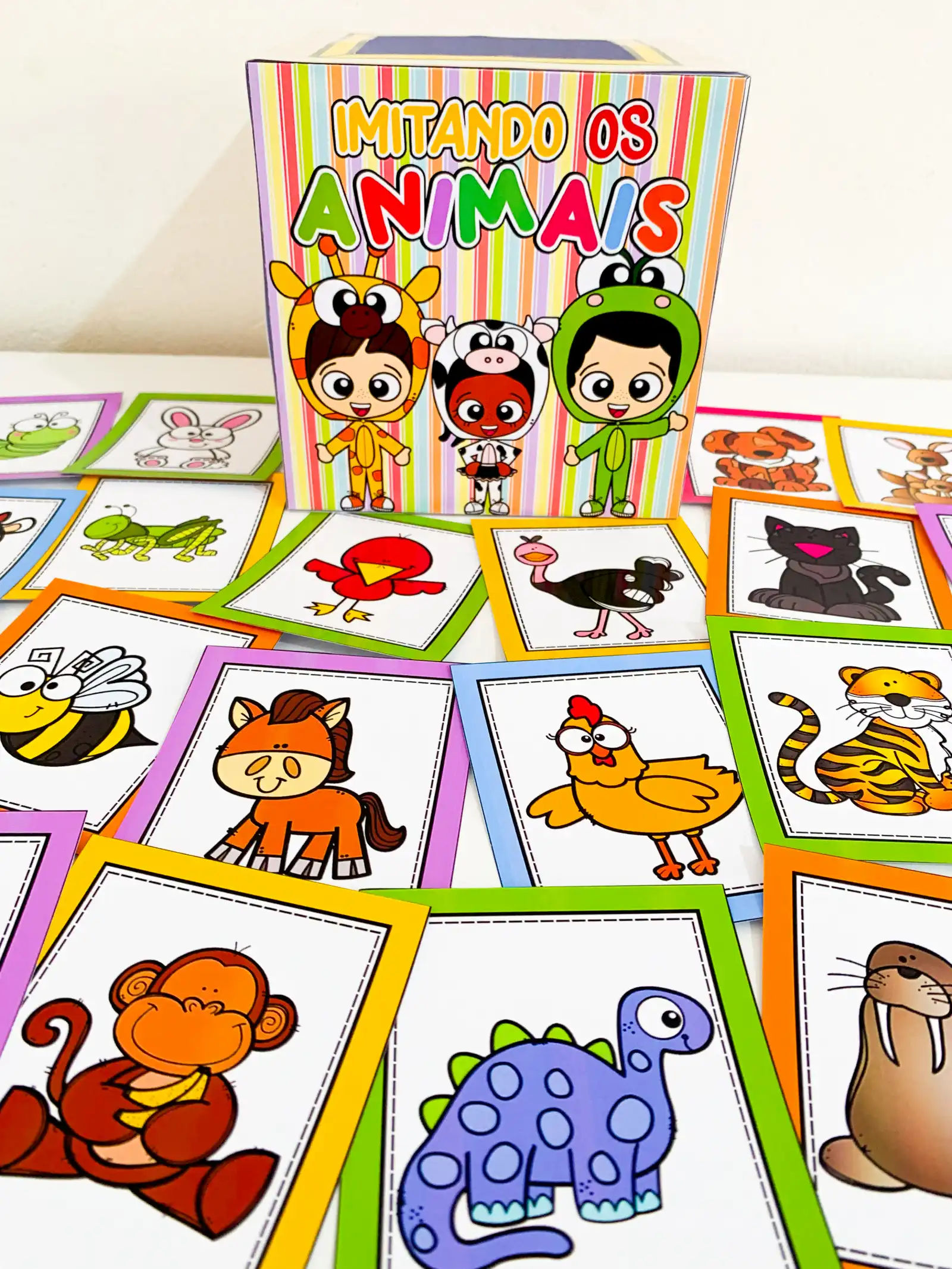 Capa de Caixinha “Imitando os Animais” – Educação Infantil