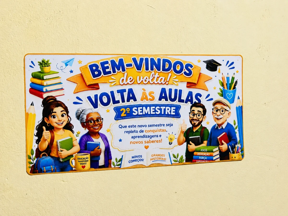 Capa de O Painel Bem-vindos de Volta – 2º Semestre | EJA