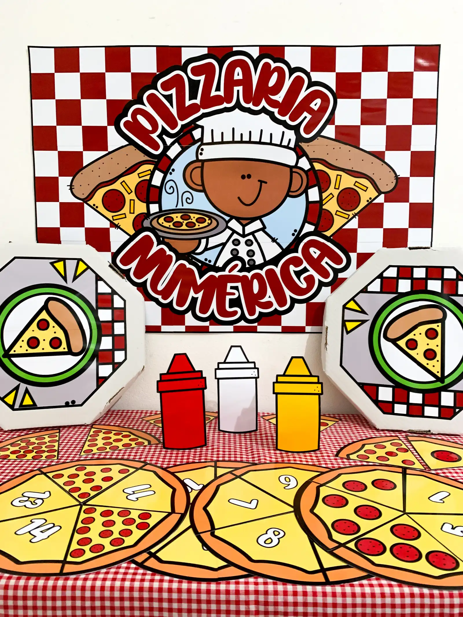 Capa de Super kit Pizzaria Numérica – PDF para Imprimir