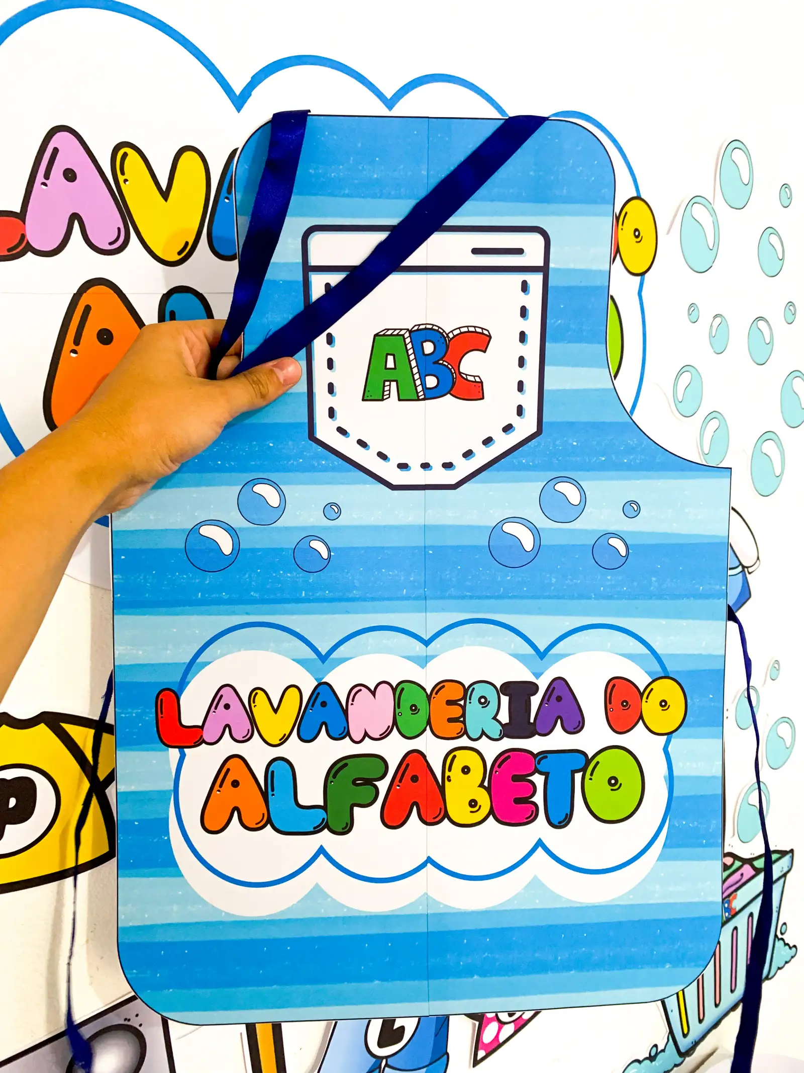 Imagem da galeria 1 de Lavanderia do Alfabeto – Material Pedagógico