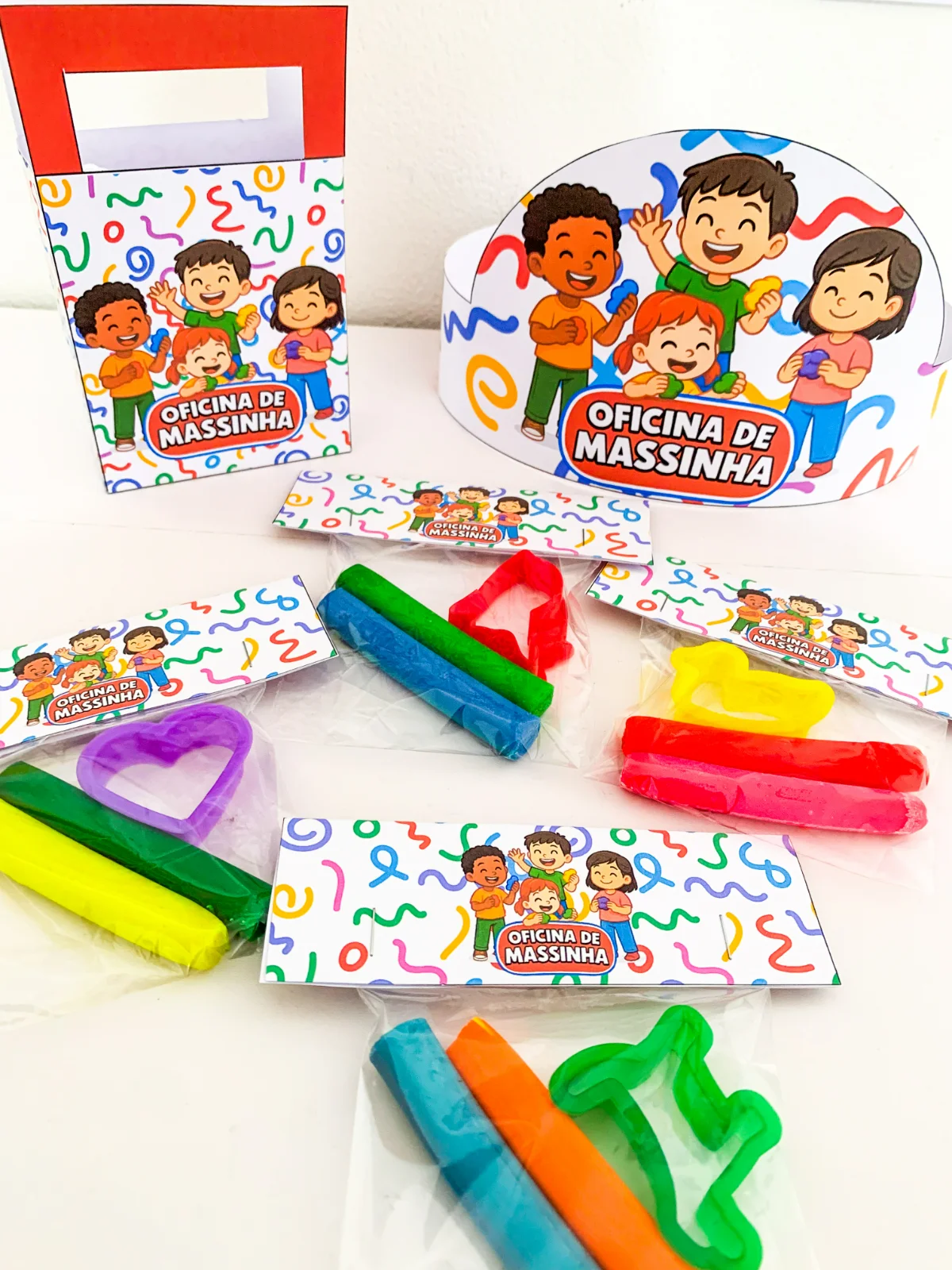 Imagem da galeria 2 de KIT OFICINA DE MASSINHA — diversão garantida na sua colônia de férias!