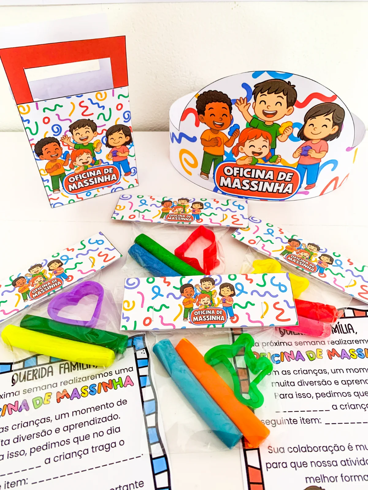 Imagem da galeria 3 de KIT OFICINA DE MASSINHA — diversão garantida na sua colônia de férias!