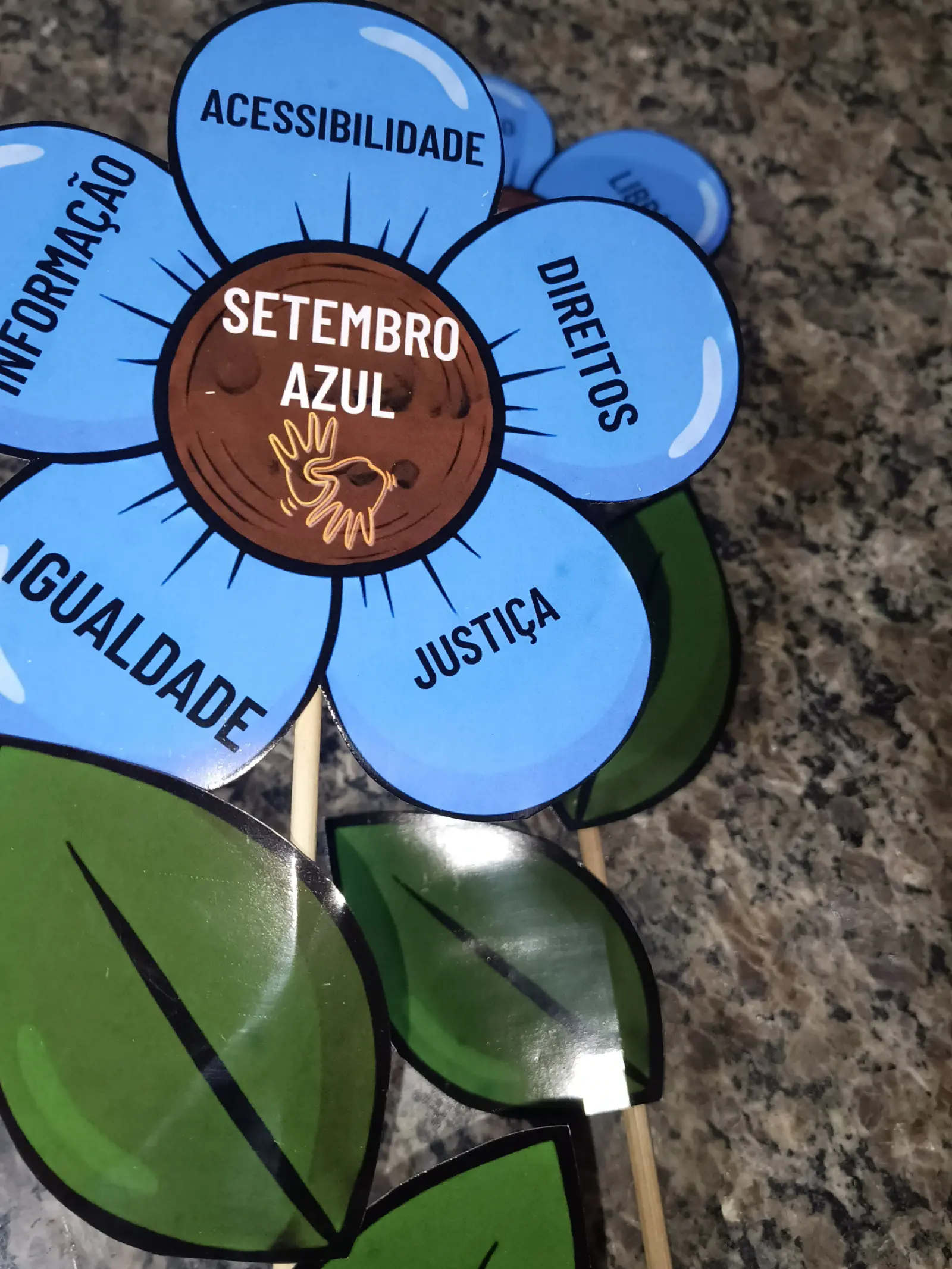Imagem da galeria 2 de Flor Setembro Azul – Material Pedagógico
