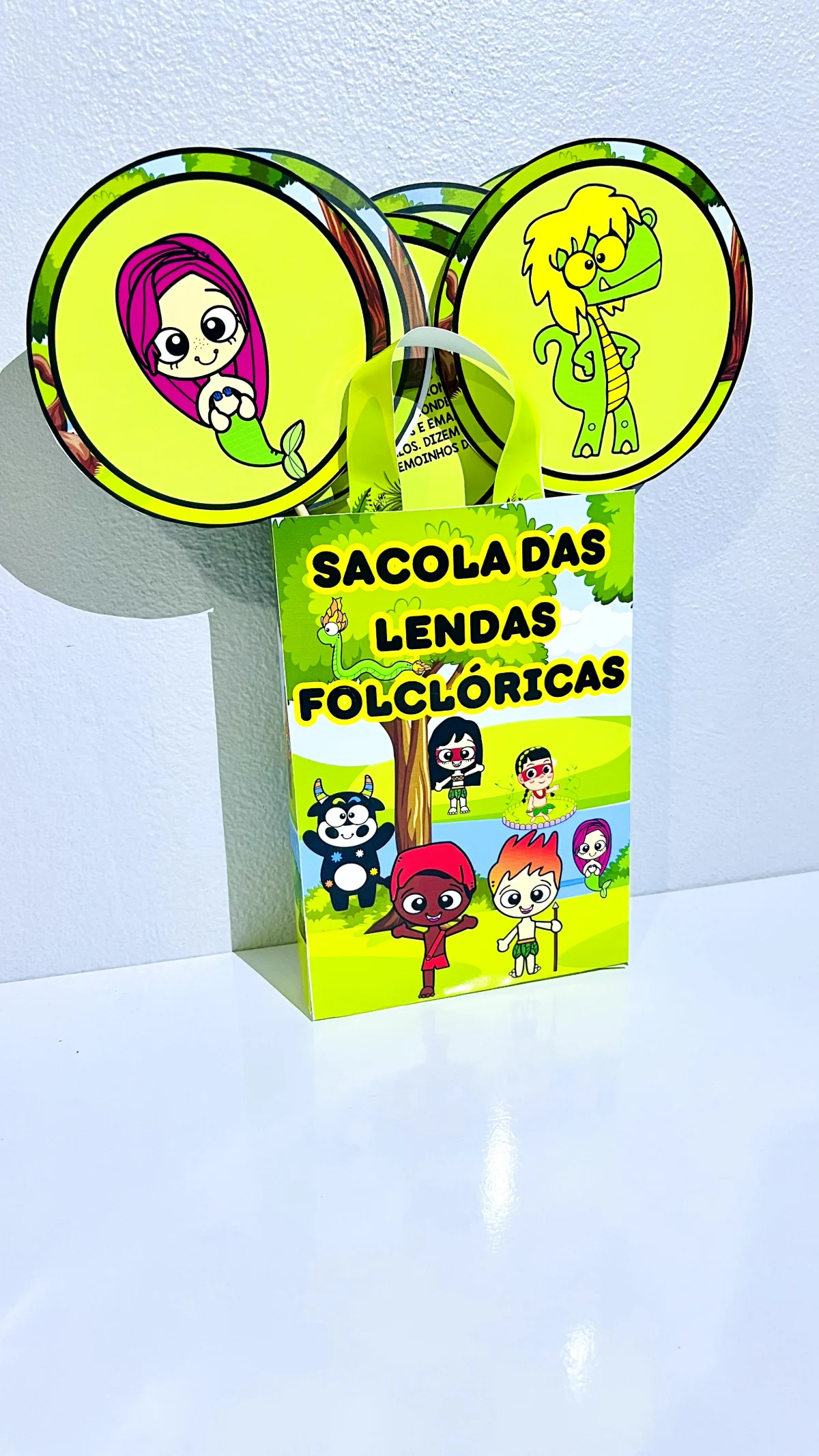 Capa de Sacola das lendas folclóricas – Material Pedagógico