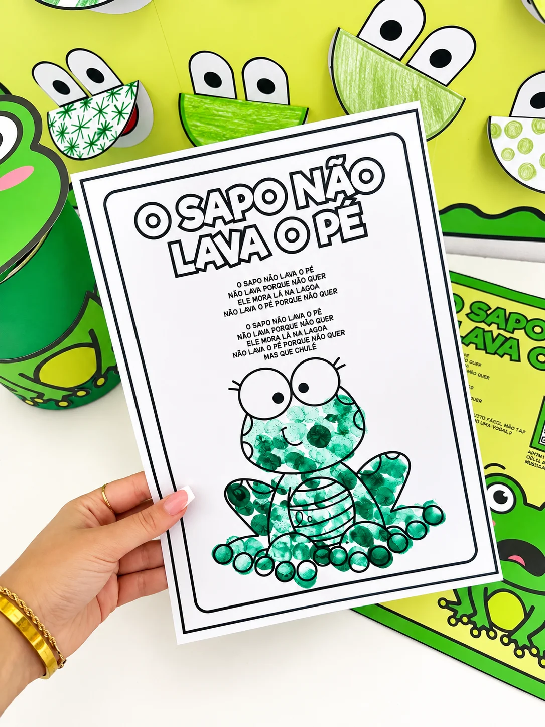 Imagem da galeria 3 de Kit O Sapo Não Lava o Pé – Atividades de Musicalização Infantil