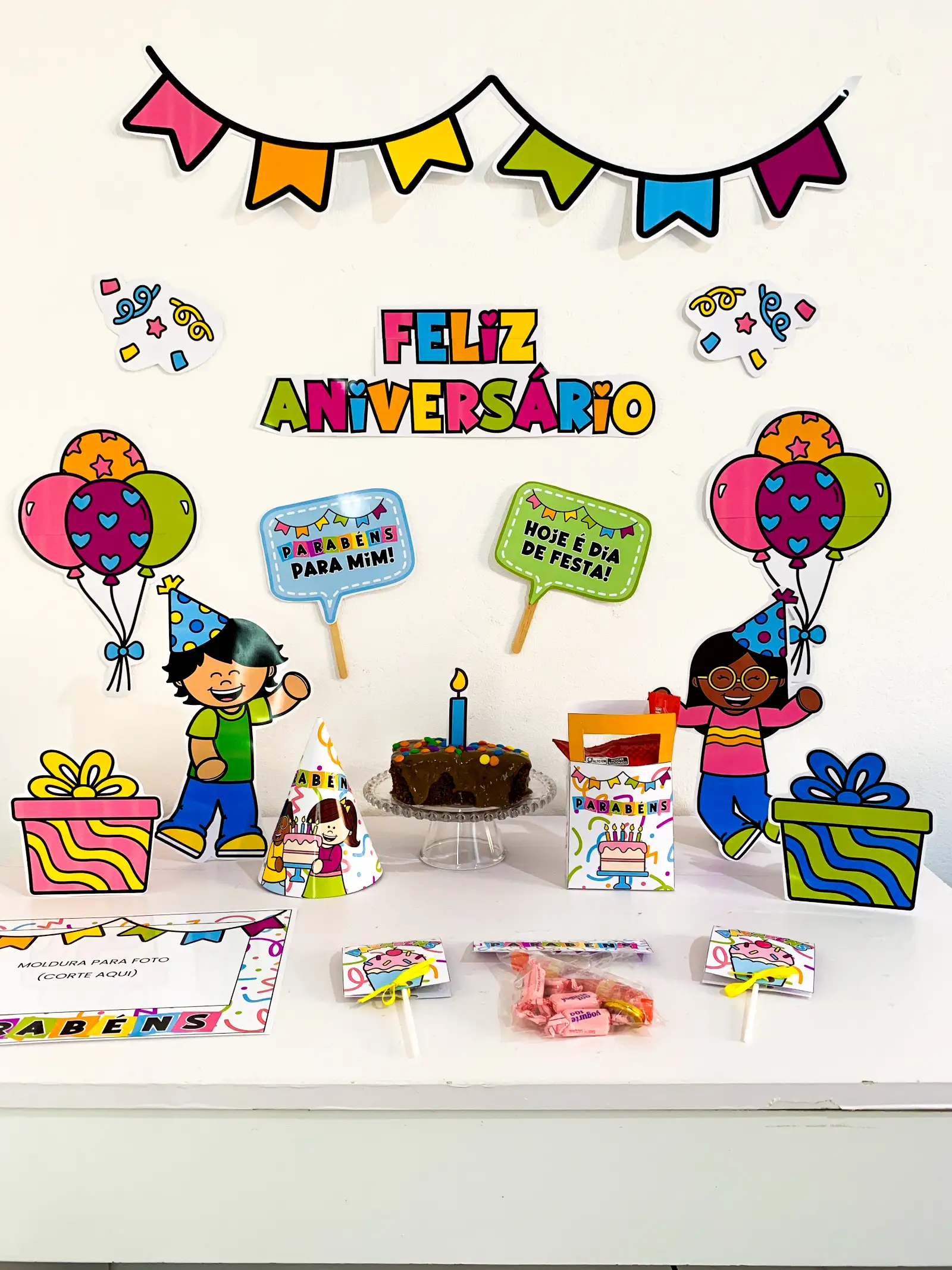 Capa de Material Aniversariante do Dia – PDF para Imprimir