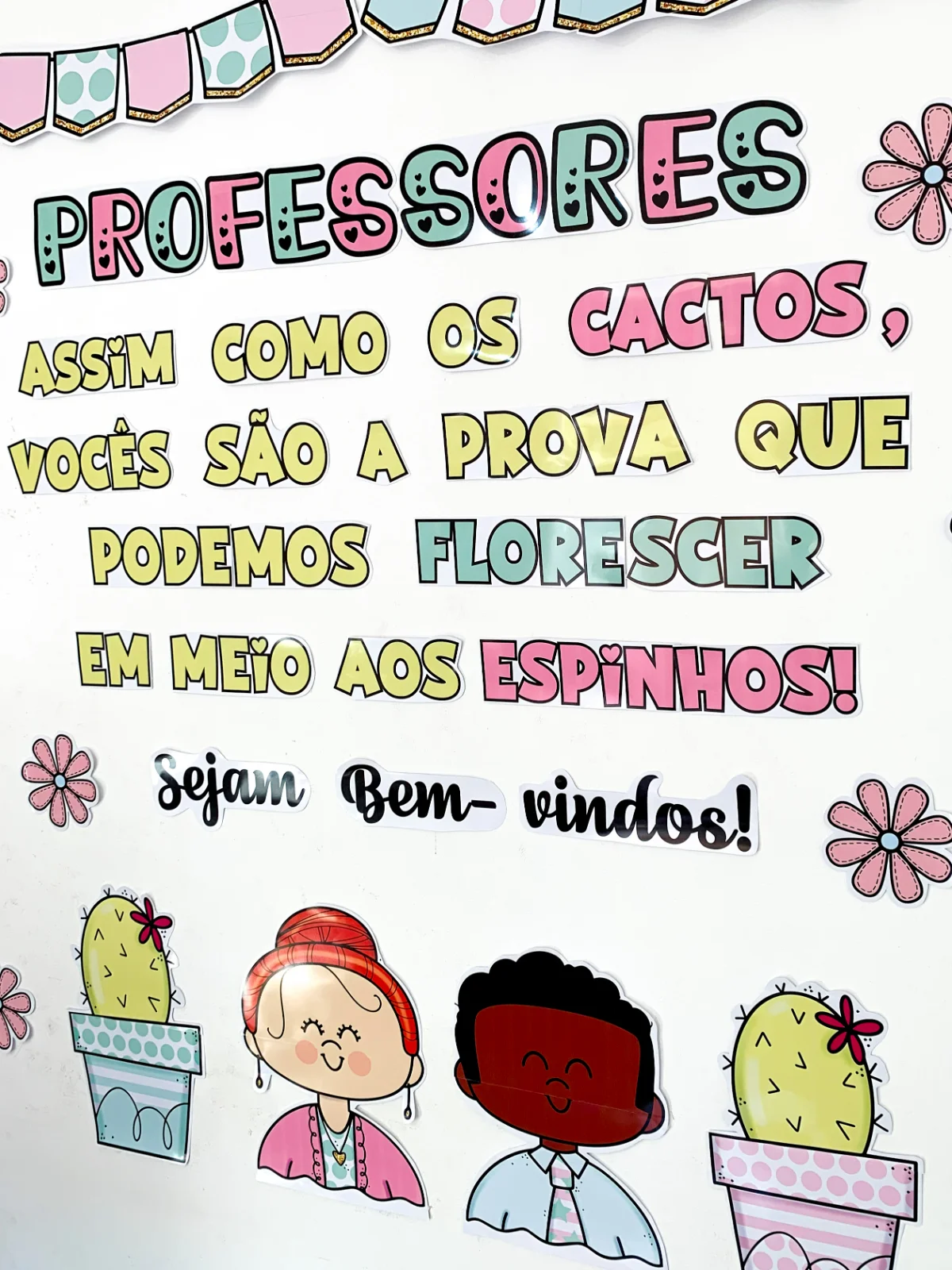 Imagem da galeria 2 de Painel de Bem-Vindos Professores para recepcionar os professores no