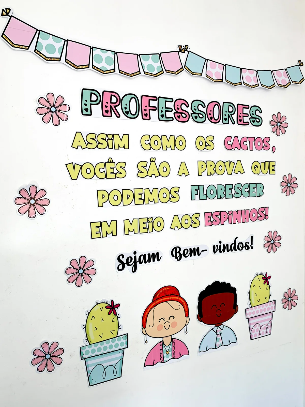 Imagem da galeria 3 de Painel de Bem-Vindos Professores para recepcionar os professores no