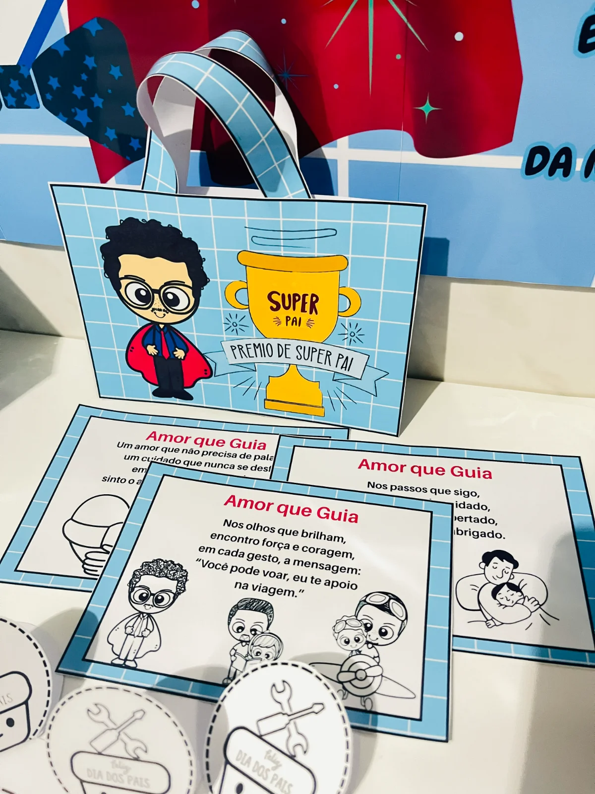 Imagem da galeria 1 de Kit Dia dos Pais Revenda – PDF para Imprimir