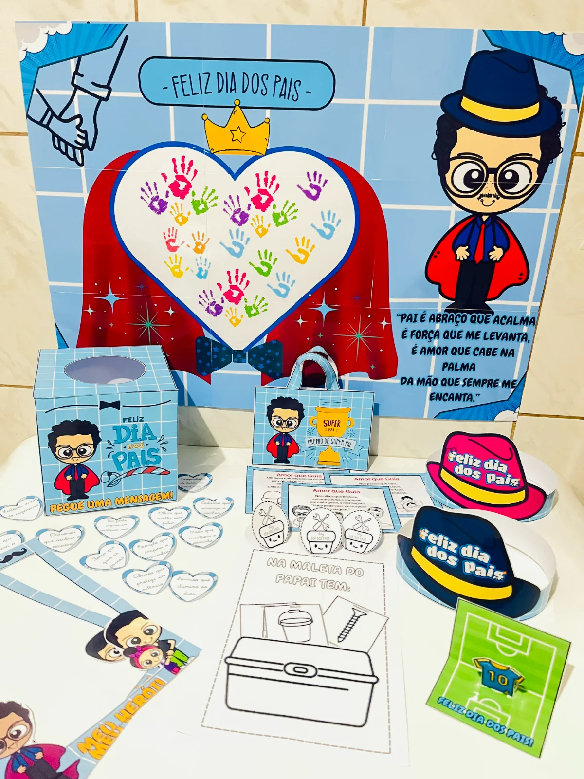 Imagem da galeria 2 de Kit Dia dos Pais Revenda – PDF para Imprimir