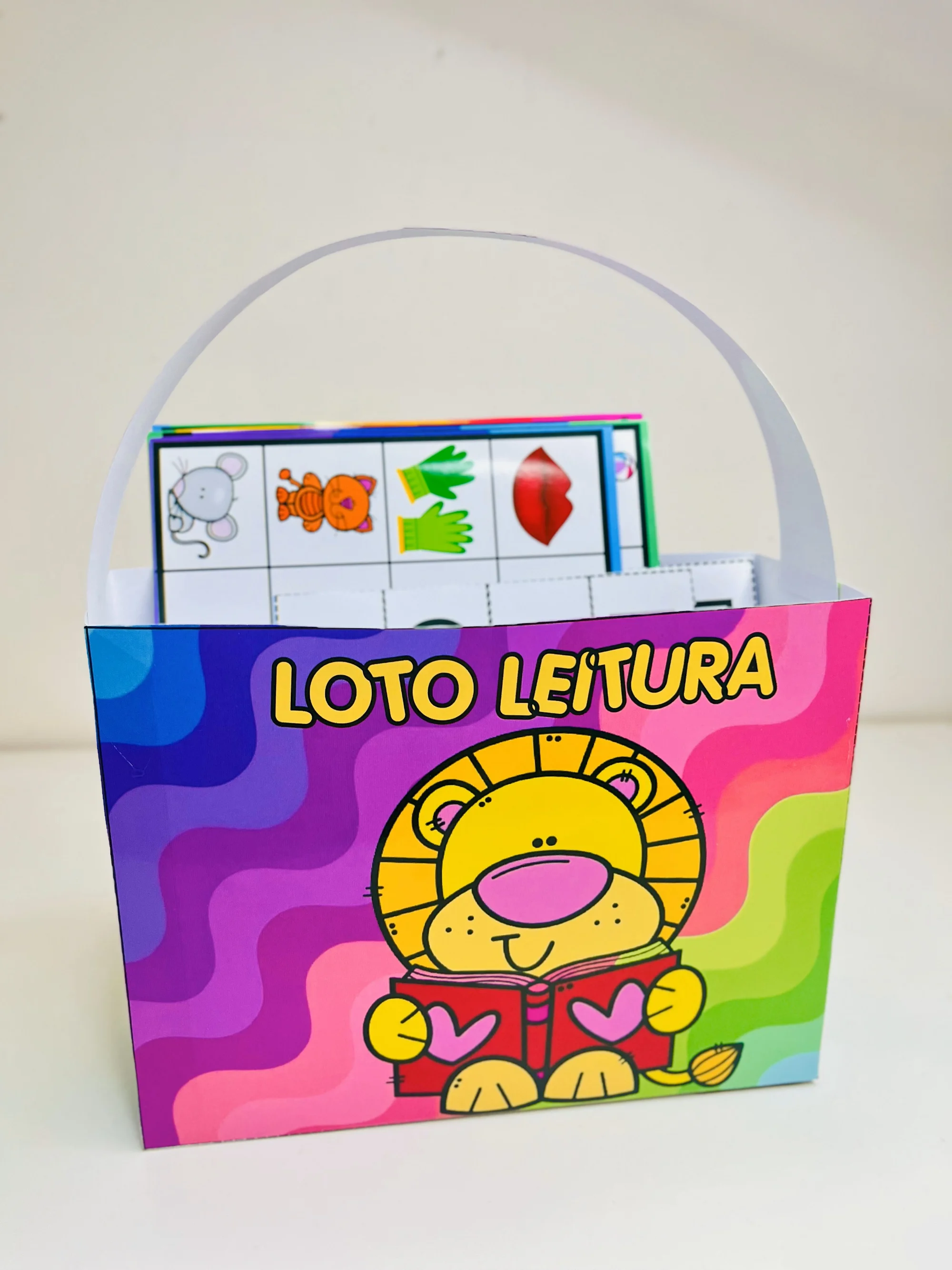 Capa de Loto Leitura - Fichas de Palavras Dissílabas