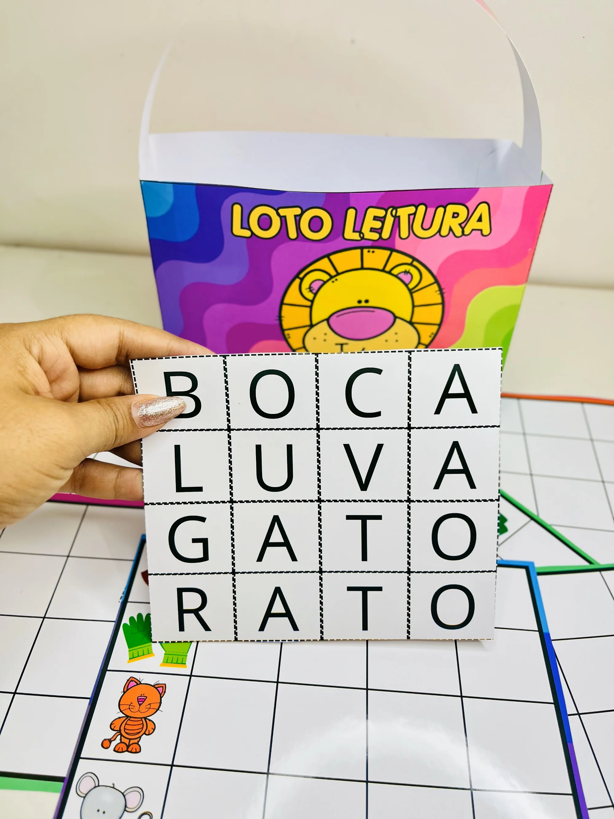 Imagem da galeria 2 de Loto Leitura - Fichas de Palavras Dissílabas
