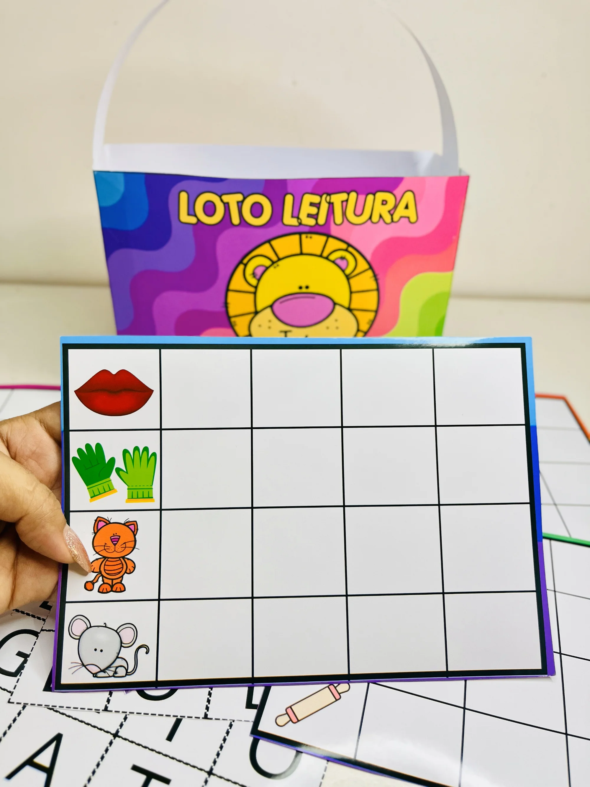 Imagem da galeria 3 de Loto Leitura - Fichas de Palavras Dissílabas