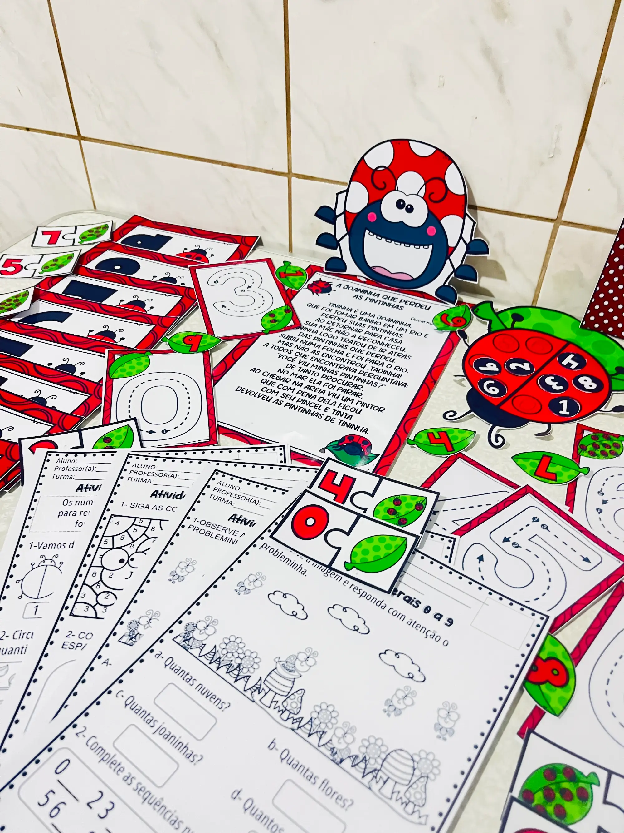 Imagem da galeria 2 de Atividades A Joaninha que Perdeu as Pintinhas para Educação Infantil
