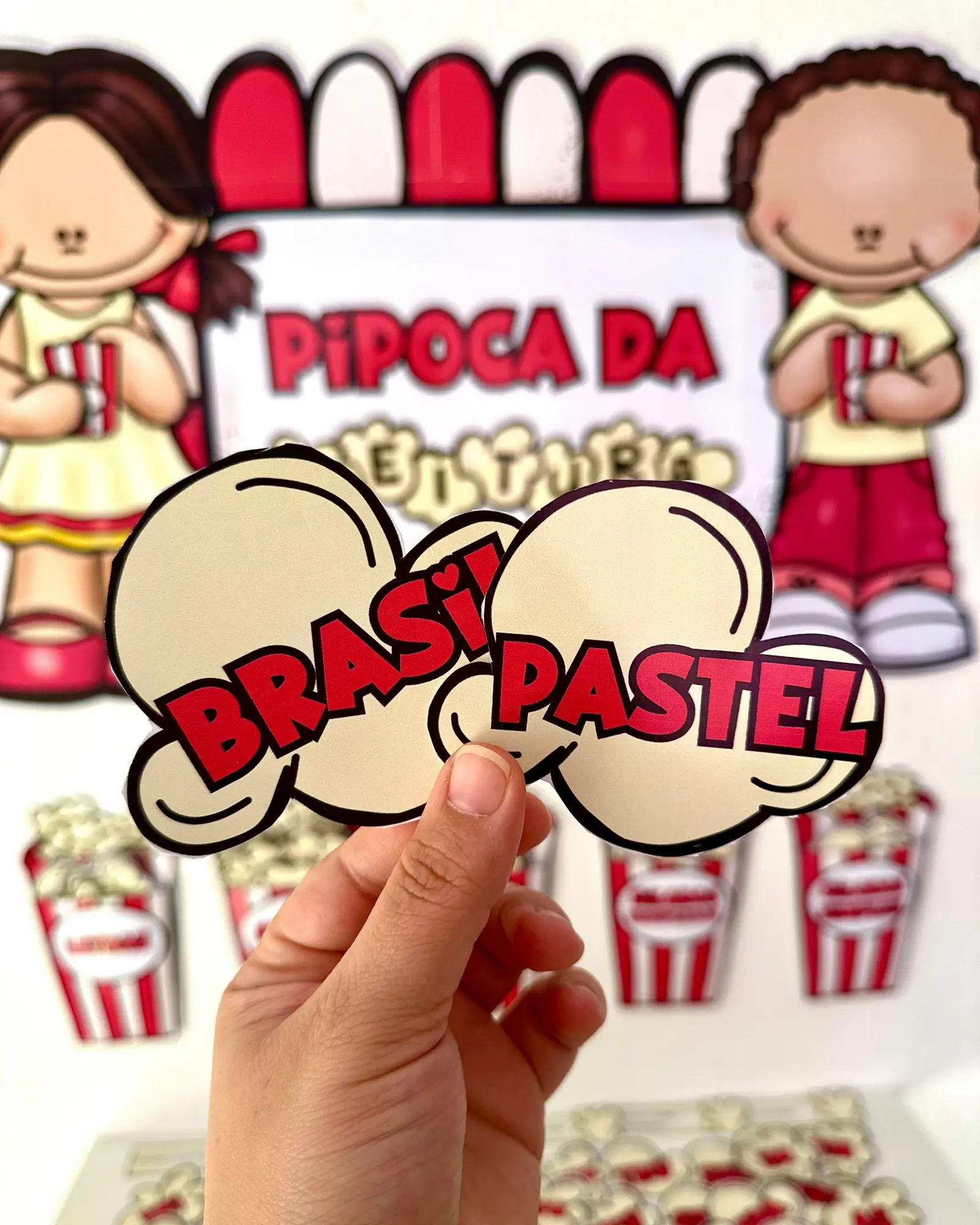 Imagem da galeria 3 de Kit Pipoca da Leitura – PDF para Imprimir | Alfabetização