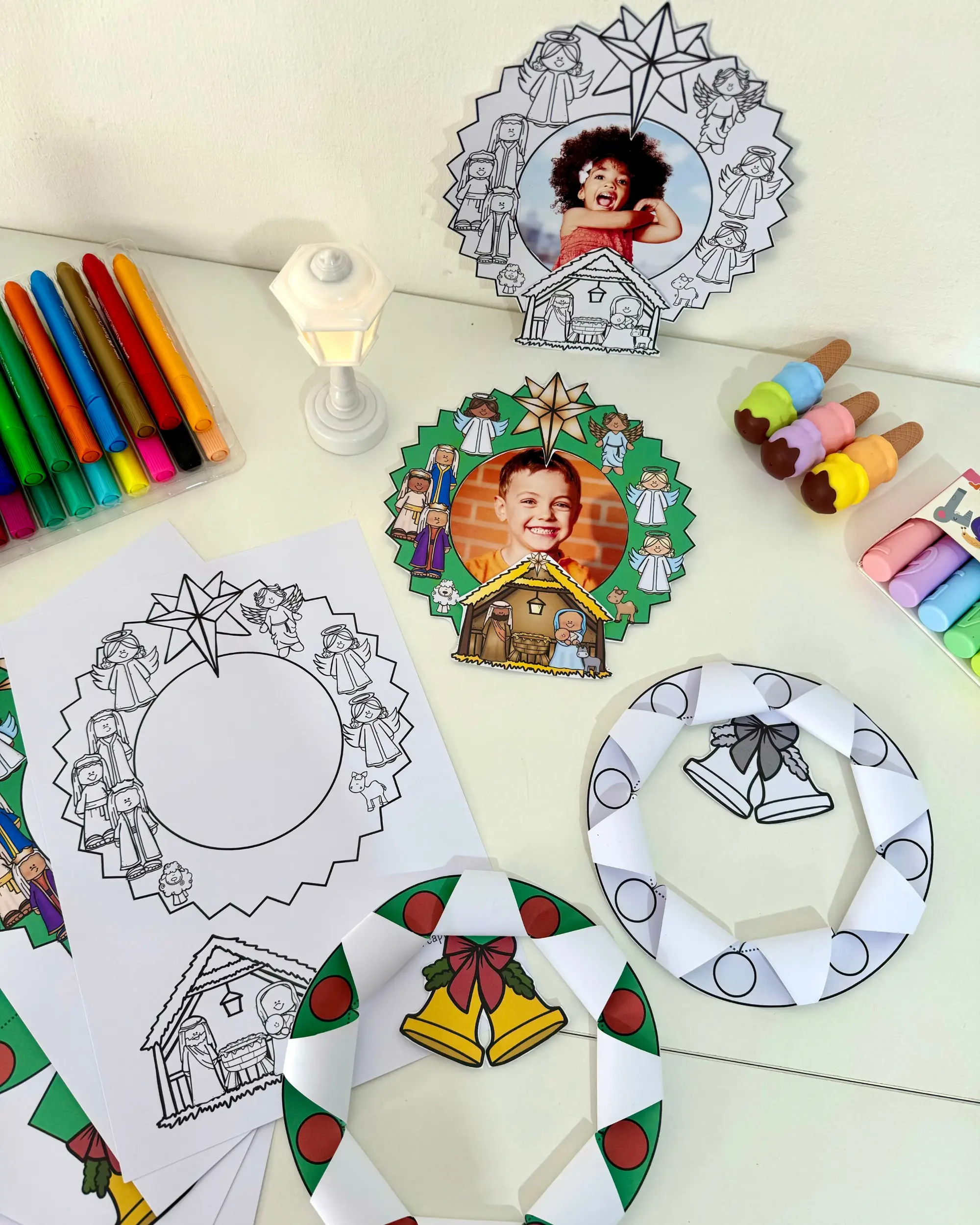Imagem da galeria 1 de Atividades de Natal em Formato de Guirlanda para Educação Infantil