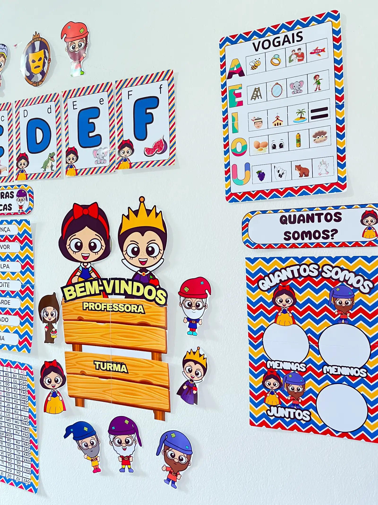 Imagem da galeria 1 de KIT SALA – BRANCA DE NEVE para Revenda – Material Pedagógico