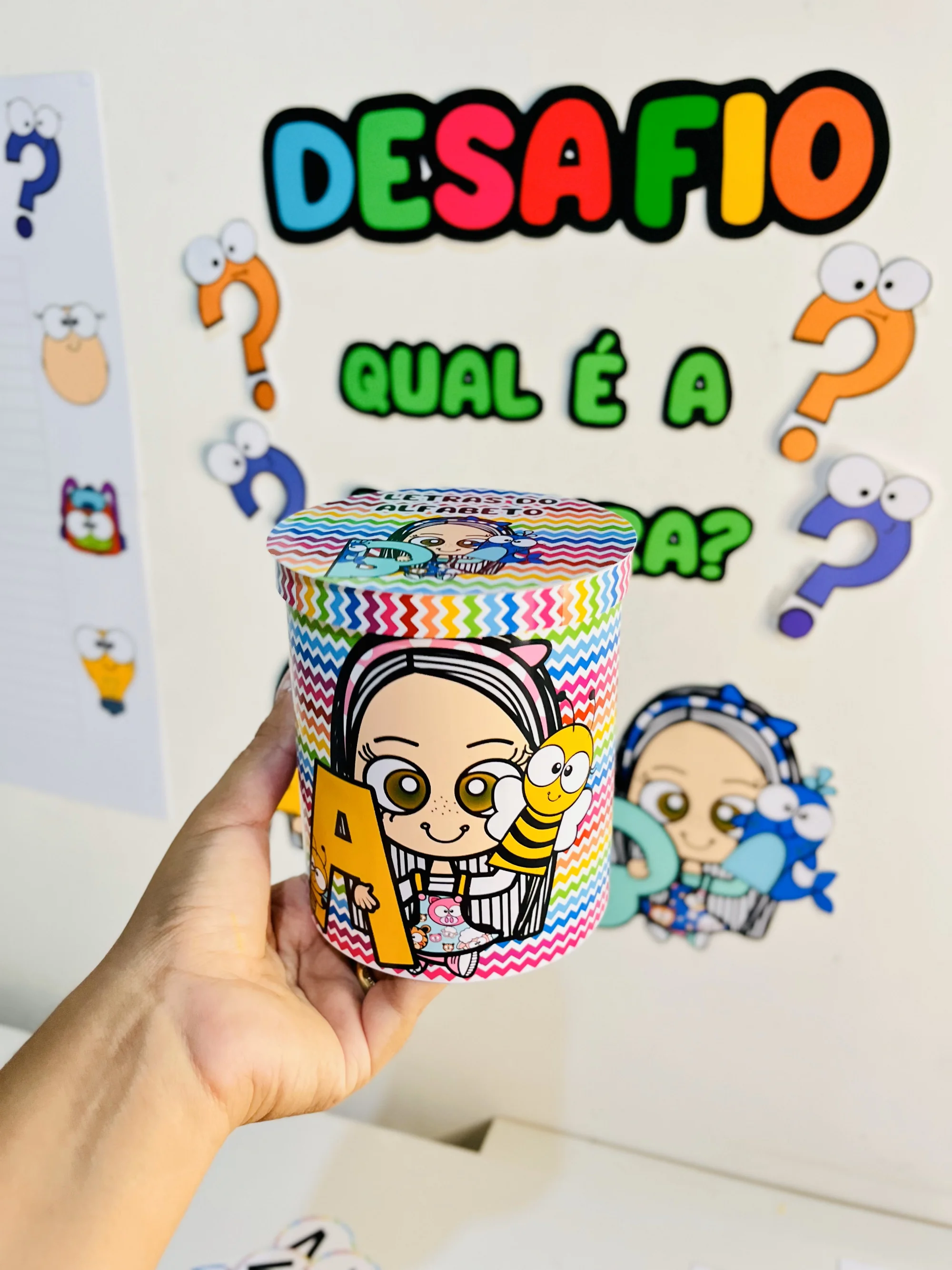 Imagem da galeria 3 de Desafio “qual é a palavra?” – PDF para Imprimir | Alfabetização