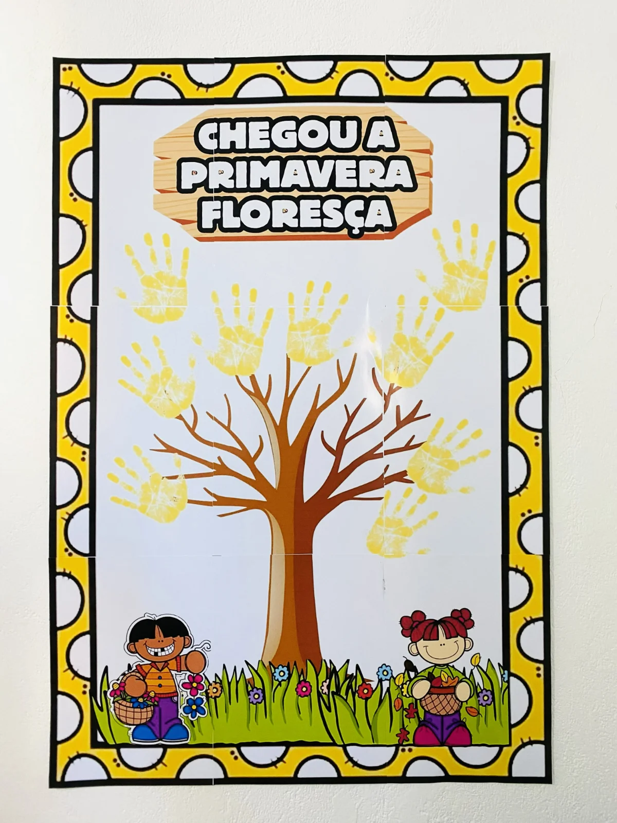 Capa de Painel Interativo de Primavera