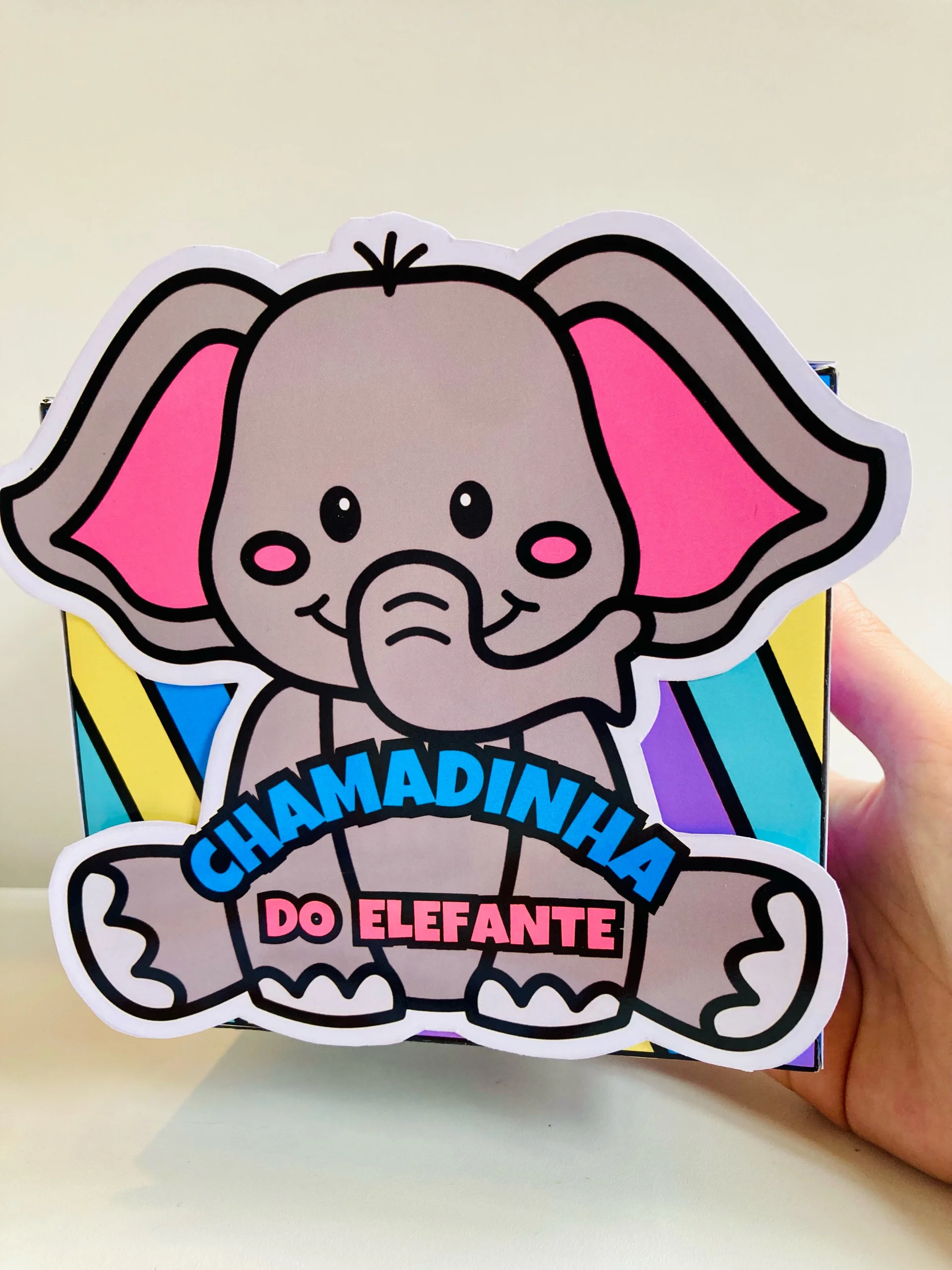 Capa de Chamadinha do Elefante: Recurso Lúdico e Interativo para Educação Infantil