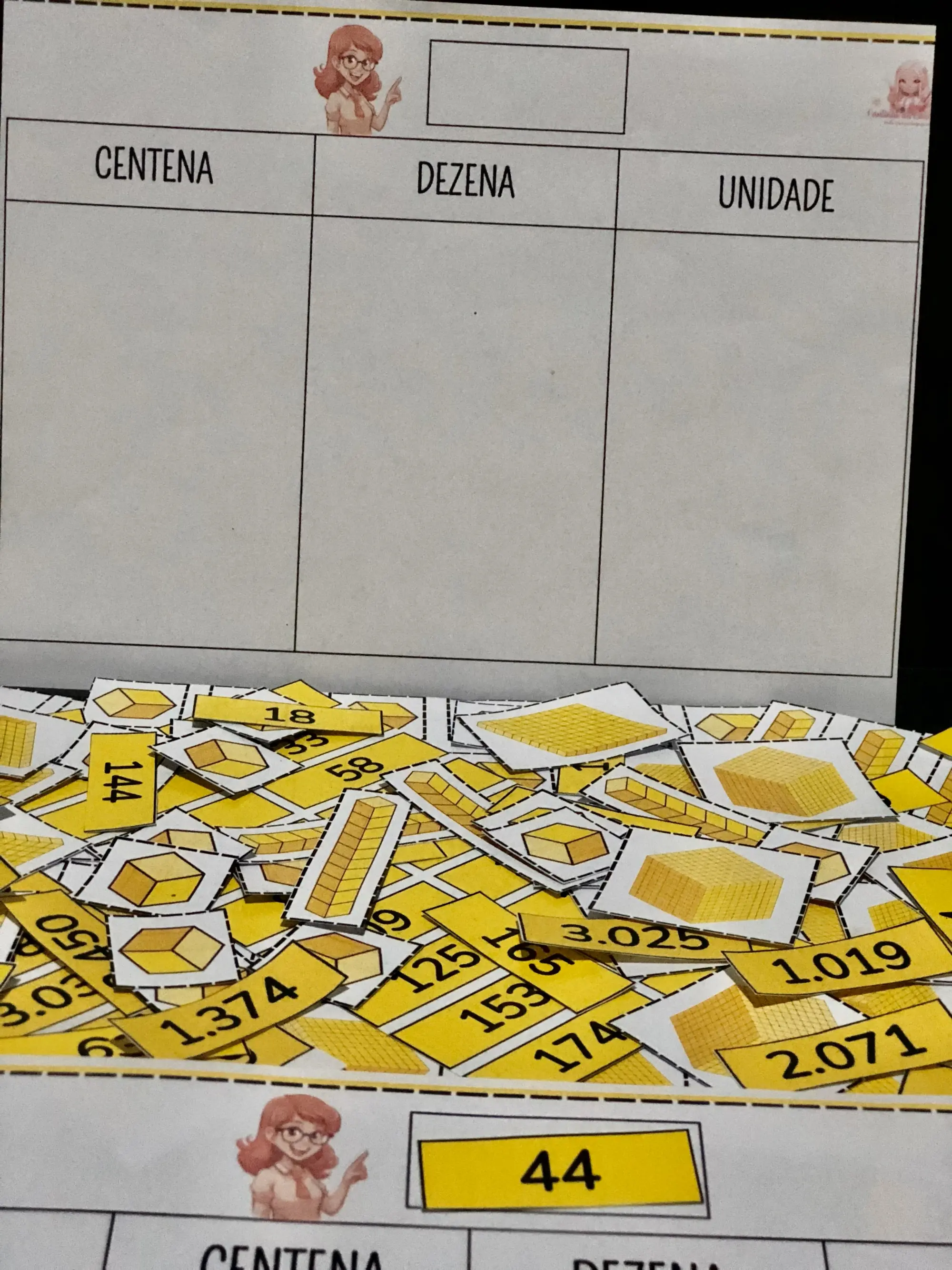 Capa de SISTEMA DE NUMERAÇÃO DECIMAL - MATERIAL DOURADO