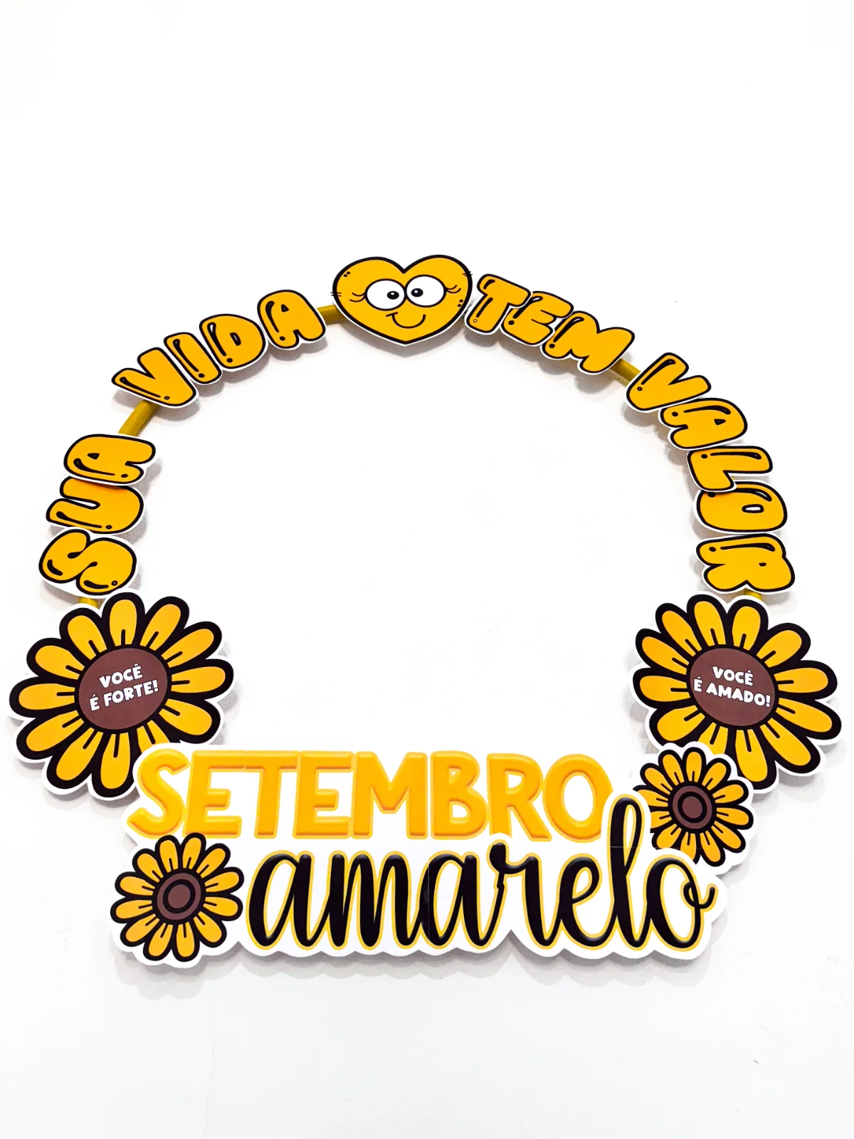 Imagem da galeria 1 de Bambolê para Fotos - Setembro Amarelo – Material Pedagógico