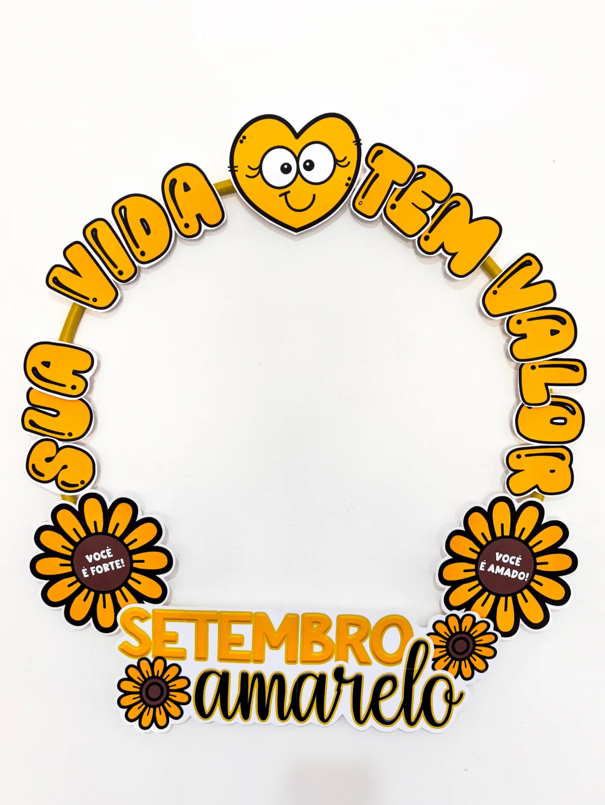 Imagem da galeria 3 de Bambolê para Fotos - Setembro Amarelo – Material Pedagógico