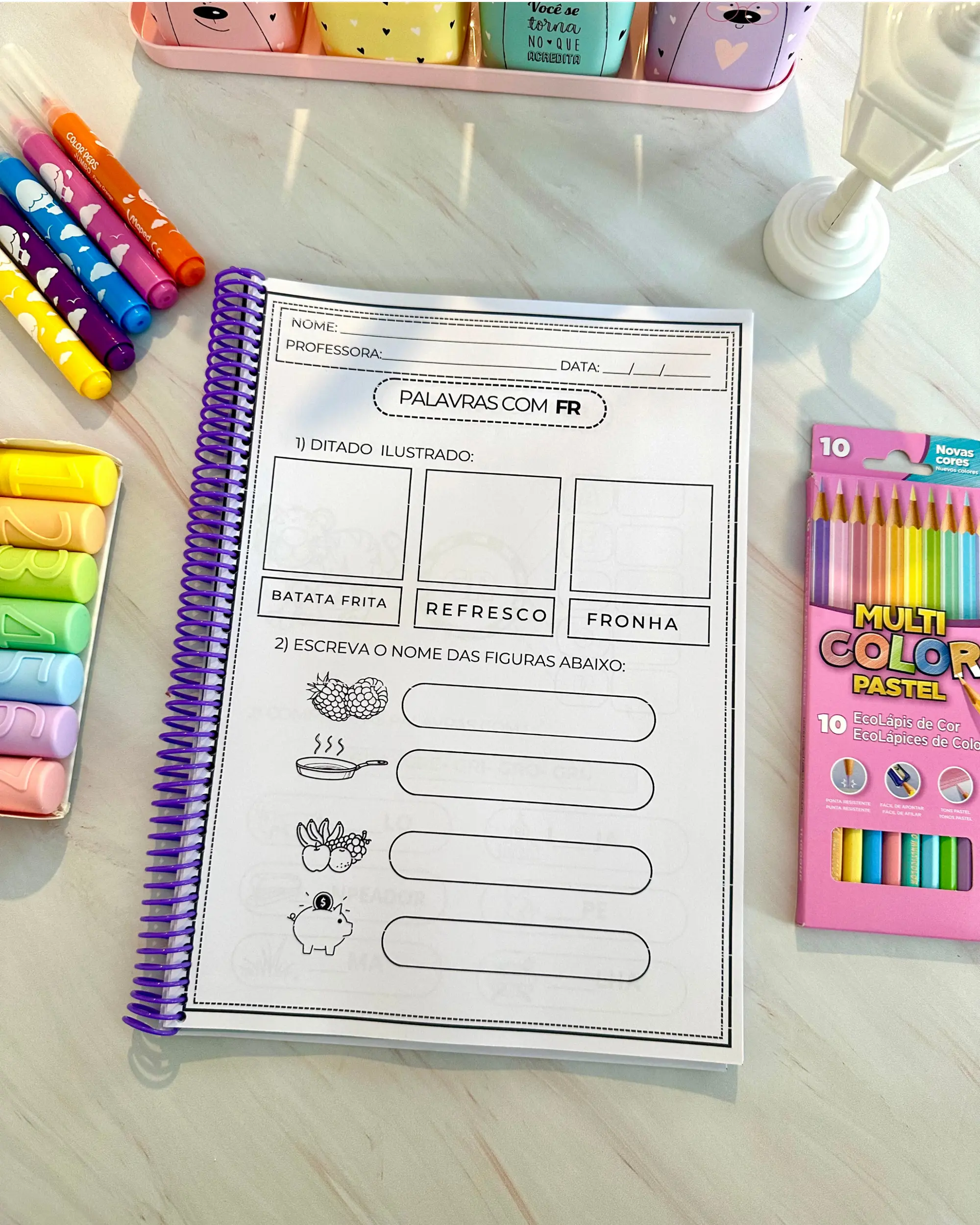 Imagem da galeria 3 de Apostila Sílabas Complexas para Alfabetização Infantil em PDF