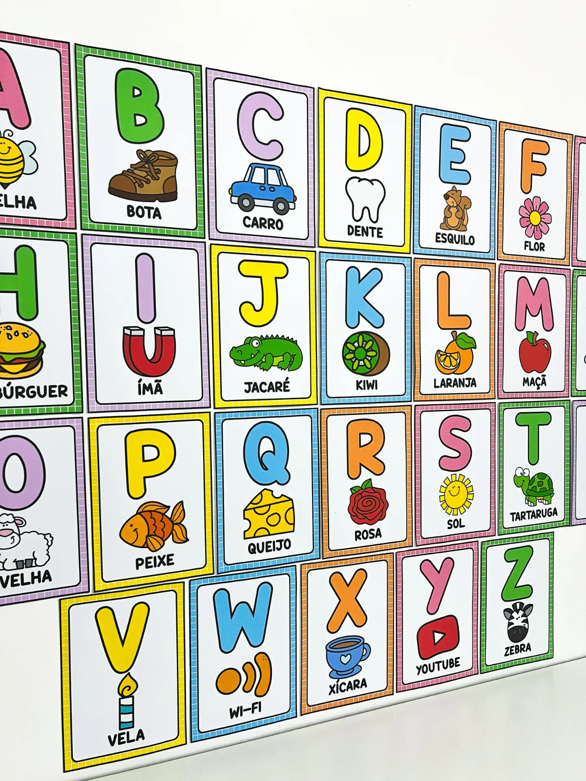 Imagem da galeria 3 de Alfabeto de Parede Ilustrado | Educação Infantil
