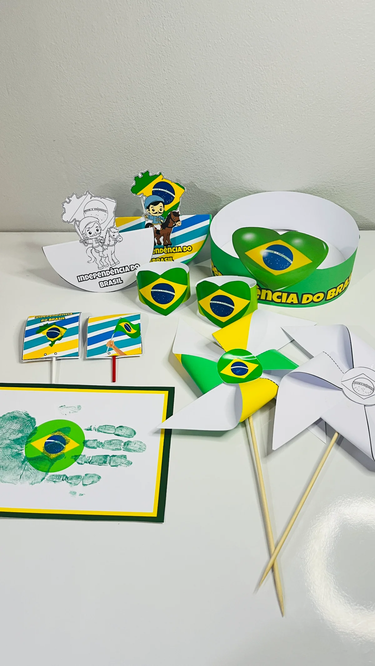 Capa de Lembrancinha Semana da Pátria – PDF para Imprimir
