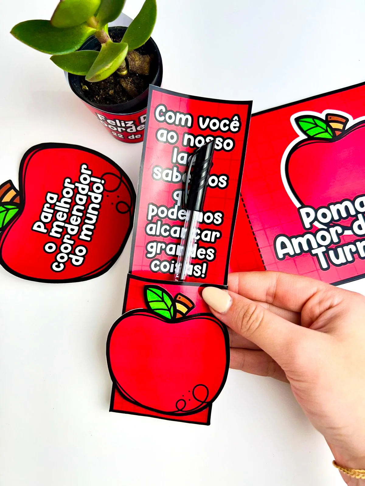 Capa de Lembrancinhas Dia do Coordenador – Material Pedagógico