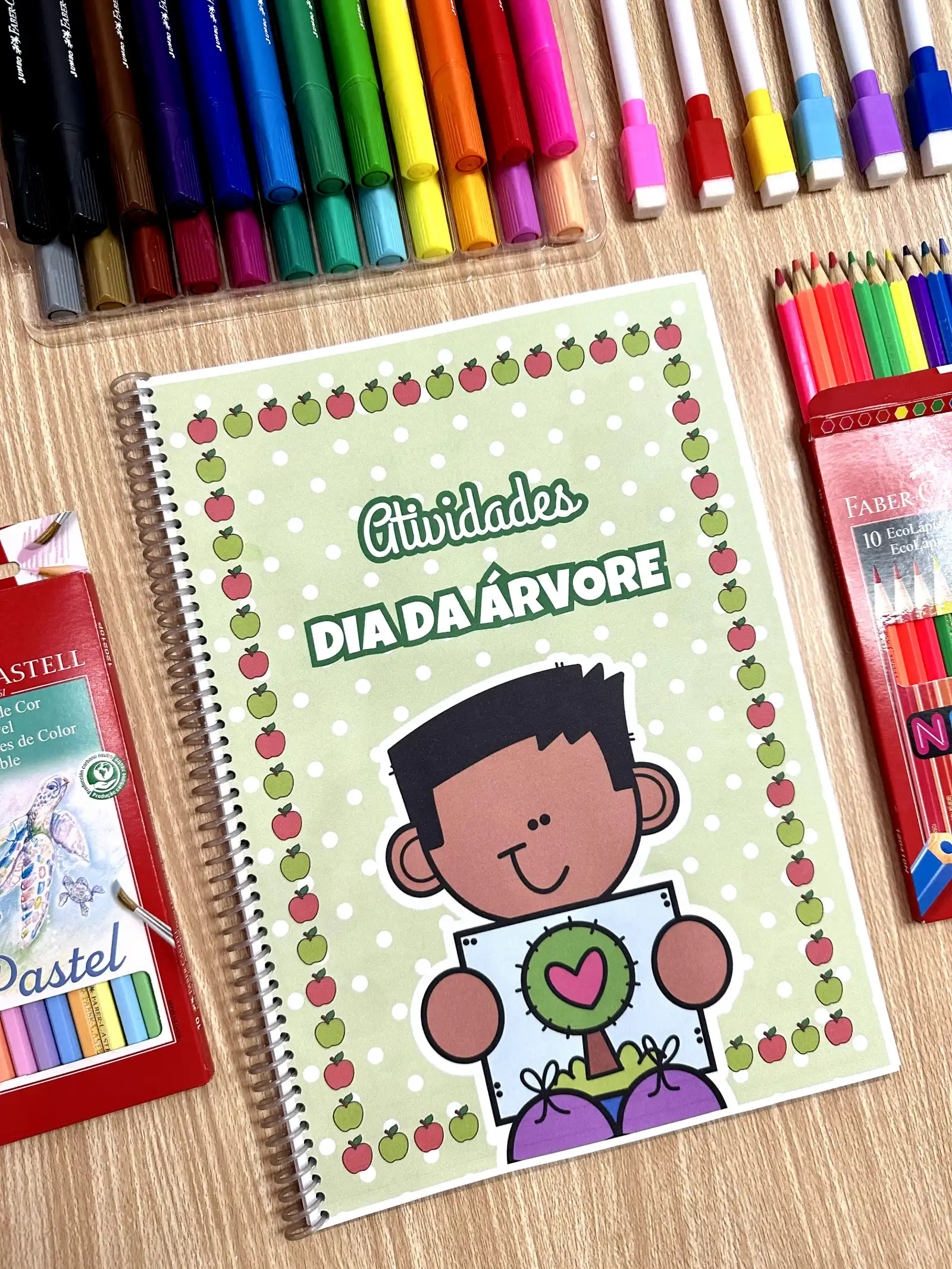 Capa de Apostila Atividades Dia da Árvore – Material Pedagógico